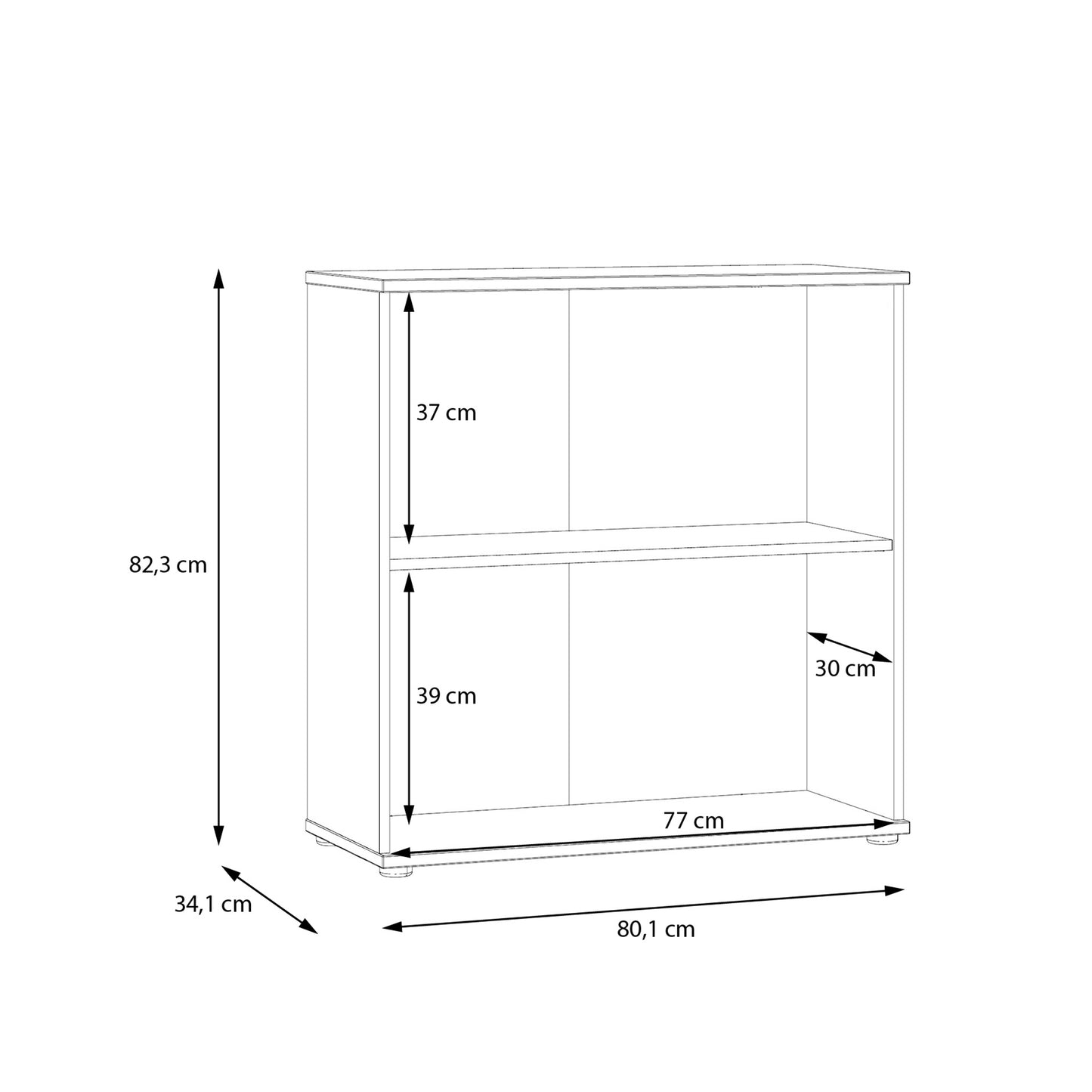 Ganymede 2 Door Cupboard in Sage Green