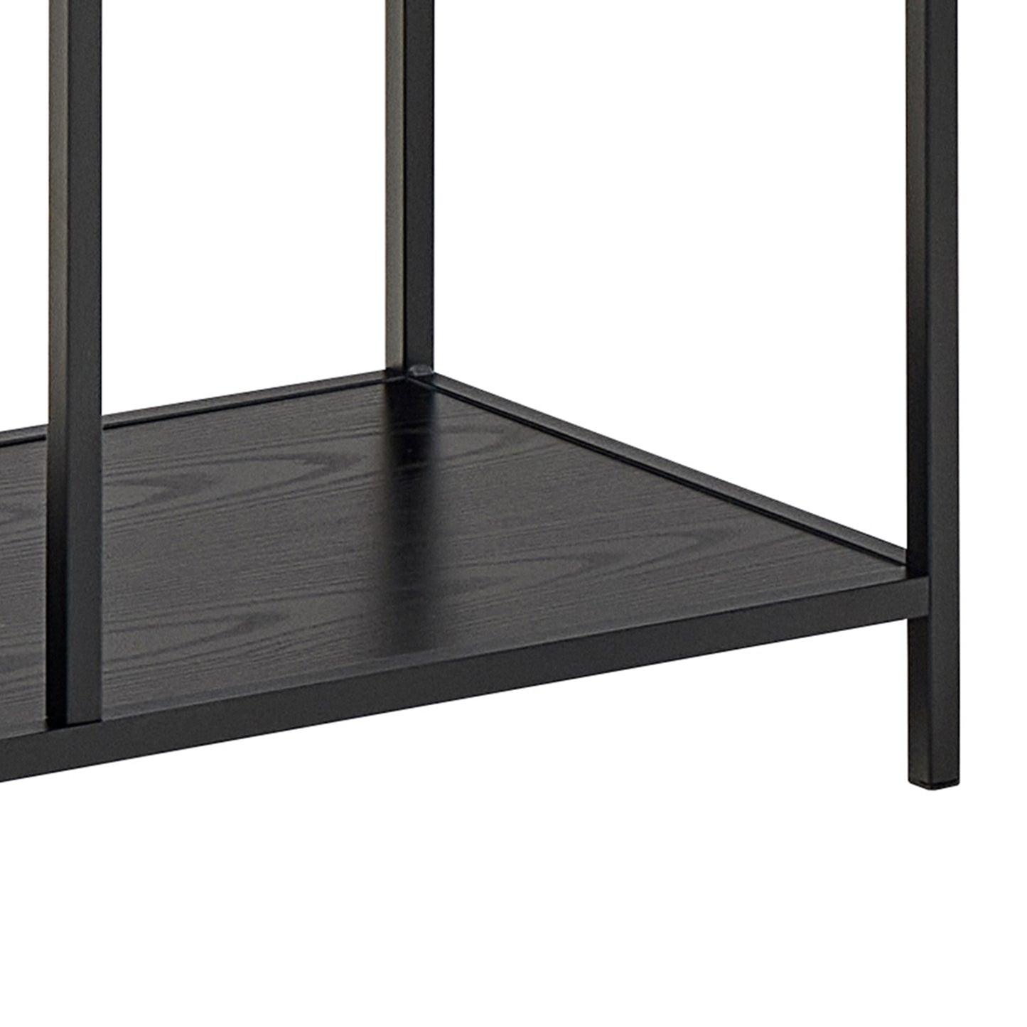 Seaford Bookcase with 5 Shelves in Black