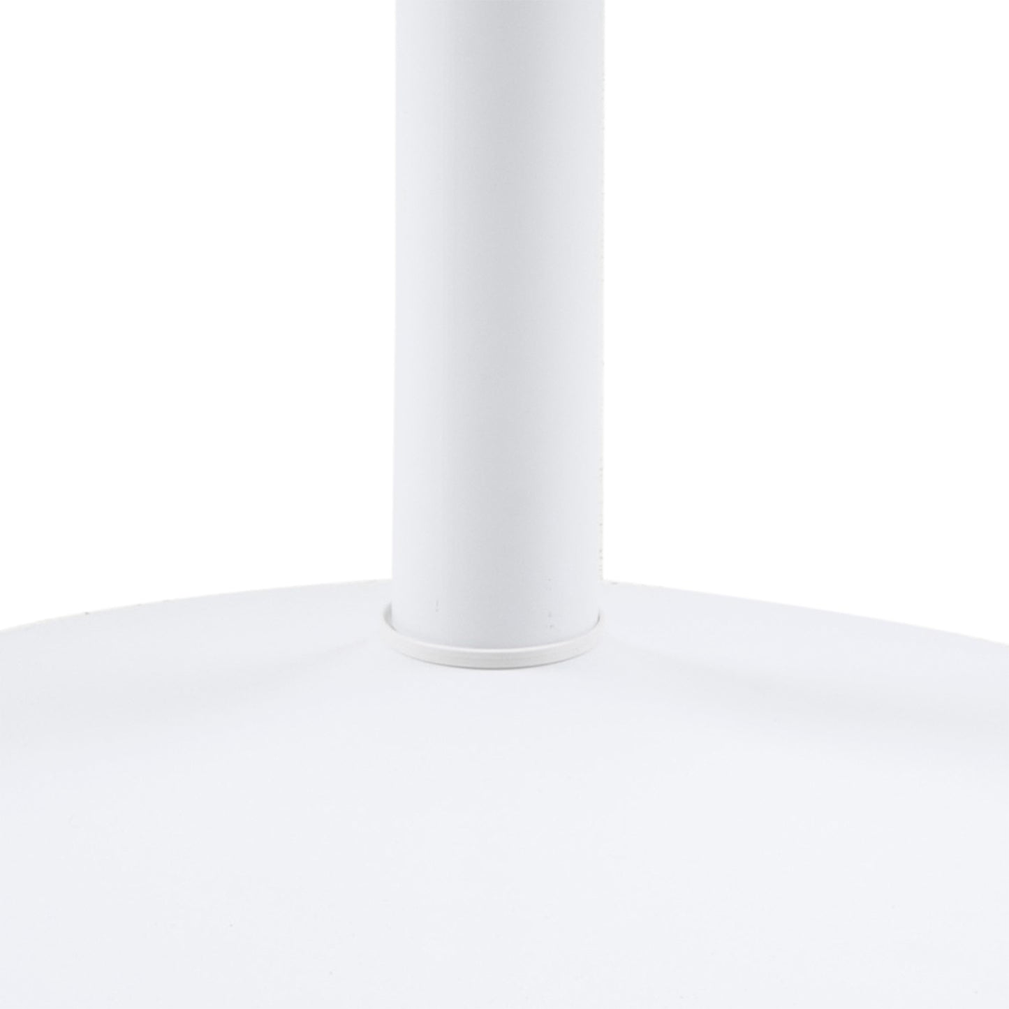Ibiza Round Dining Table with White Top and White Base