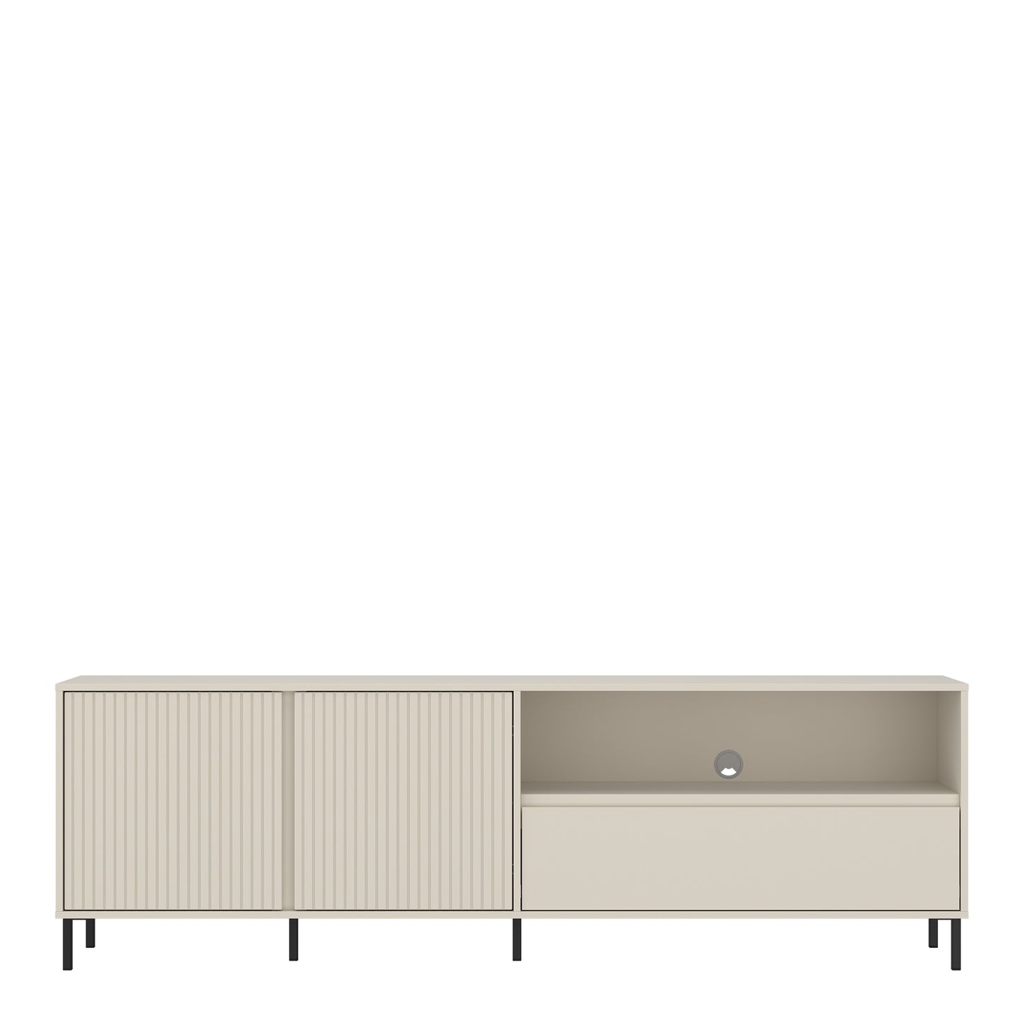 Avenale TV Cabinet 2 Door 1 Drawer in Cashmere
