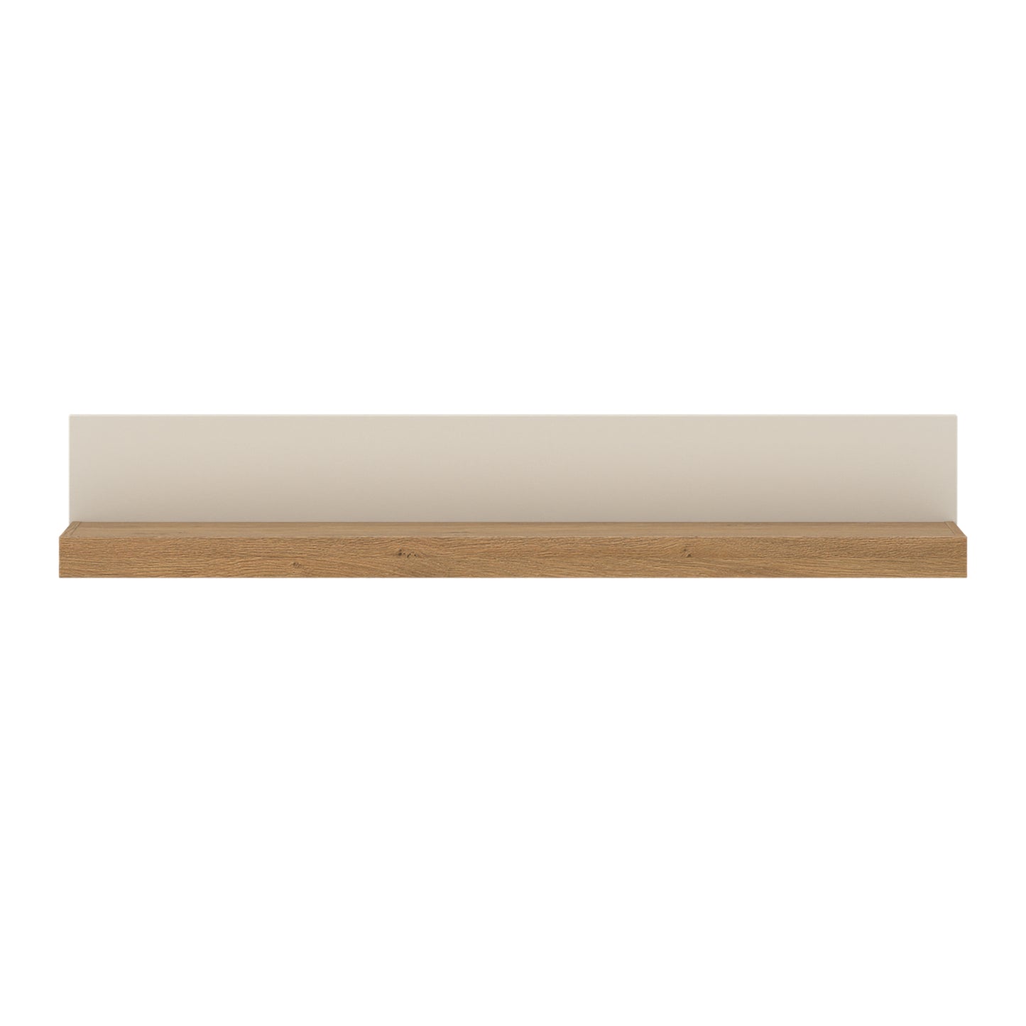 Naxxar Wall Shelf 154 cm in Cashmere and Stone Oak