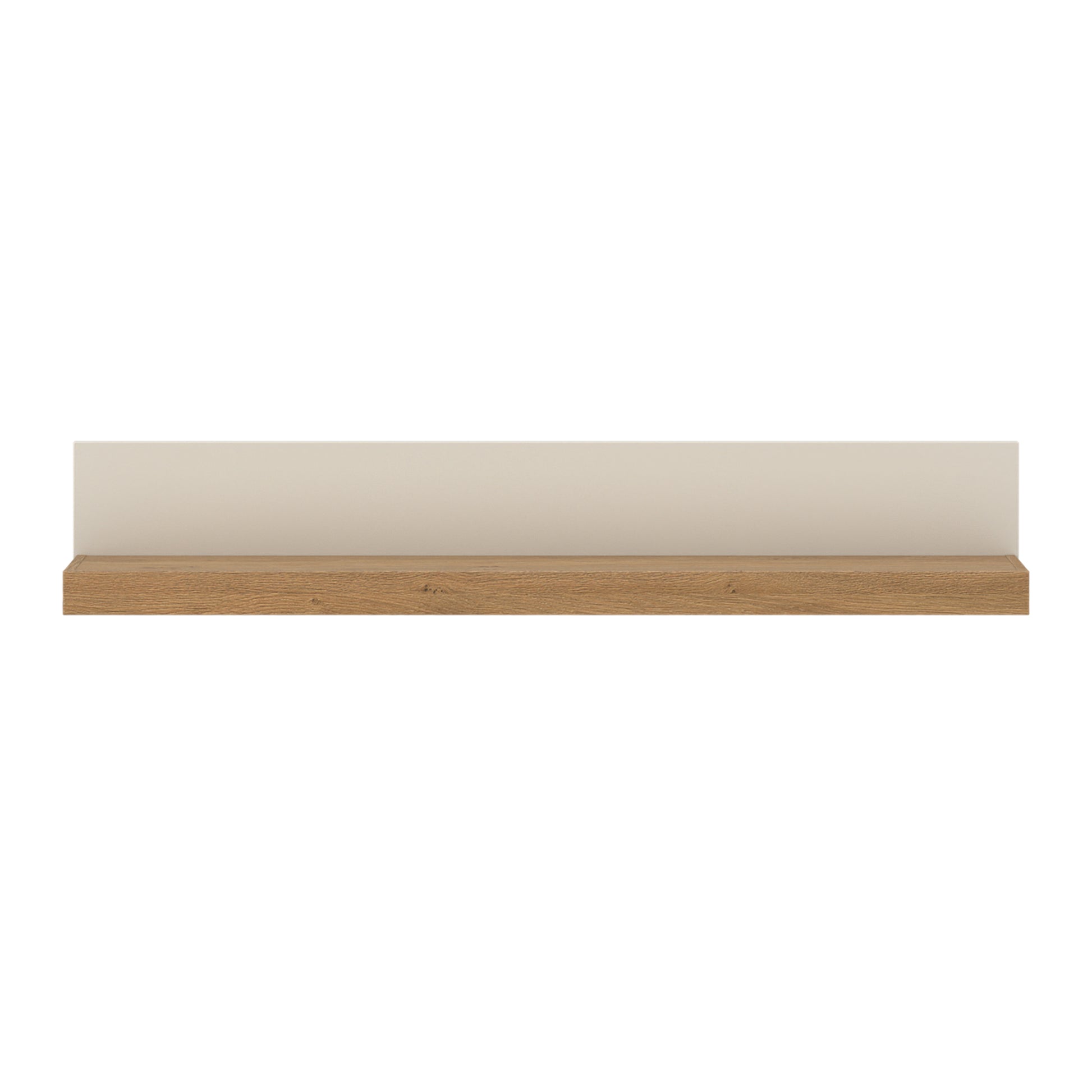 Naxxar Wall Shelf 154 cm in Cashmere and Stone Oak
