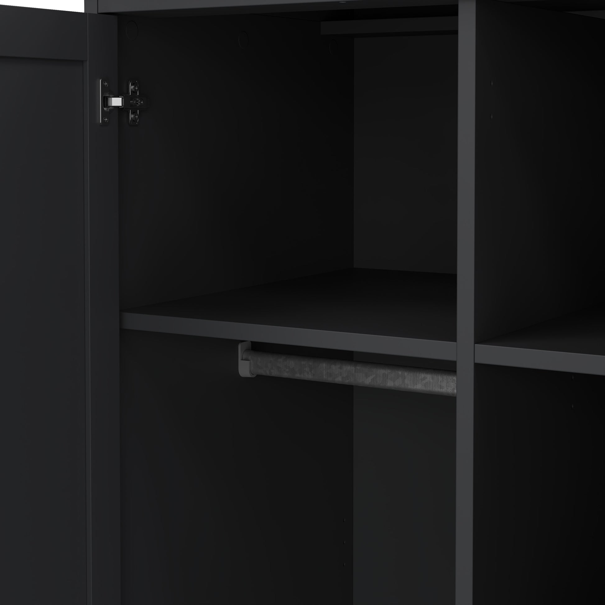 Paris Wardrobe with 2 Doors in Matt Grey