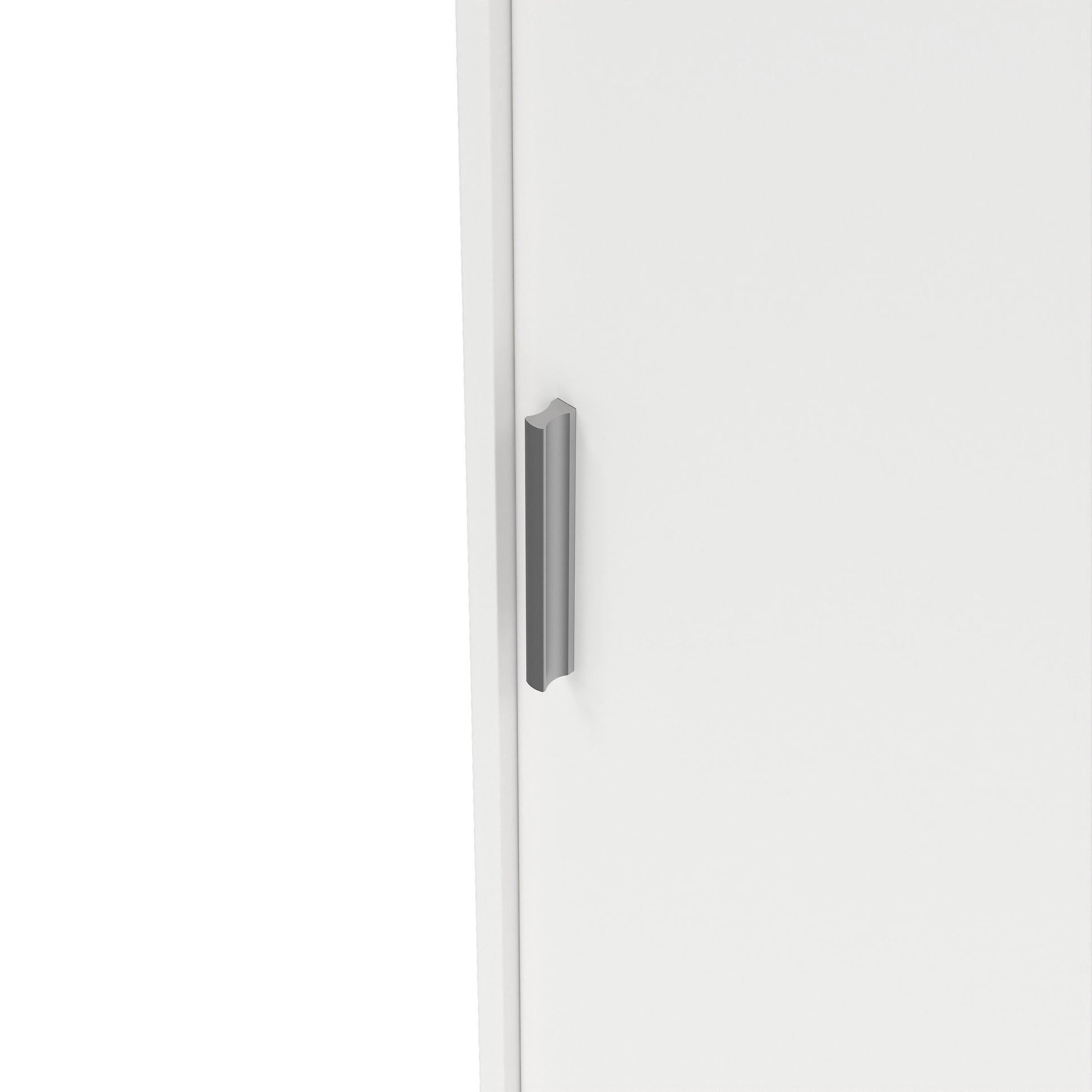 Naia Wardrobe with 2 Sliding Doors + 1 Door + 3 Drawers in White
