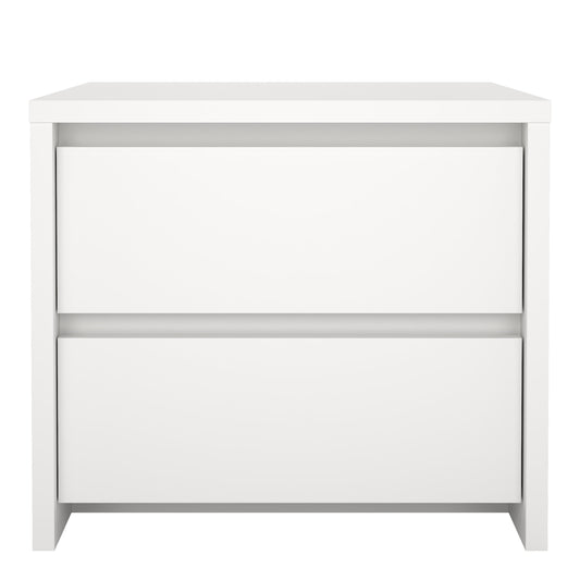 Next Nightstand 2 drawers White