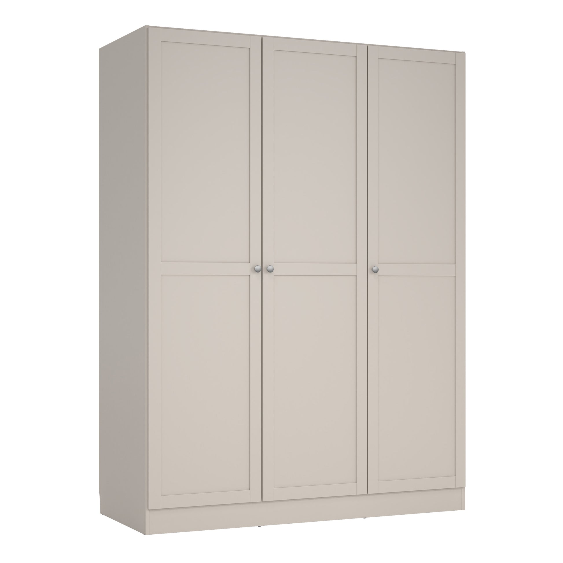 Brande Wardrobe with 3 Frame Doors in Cashmere