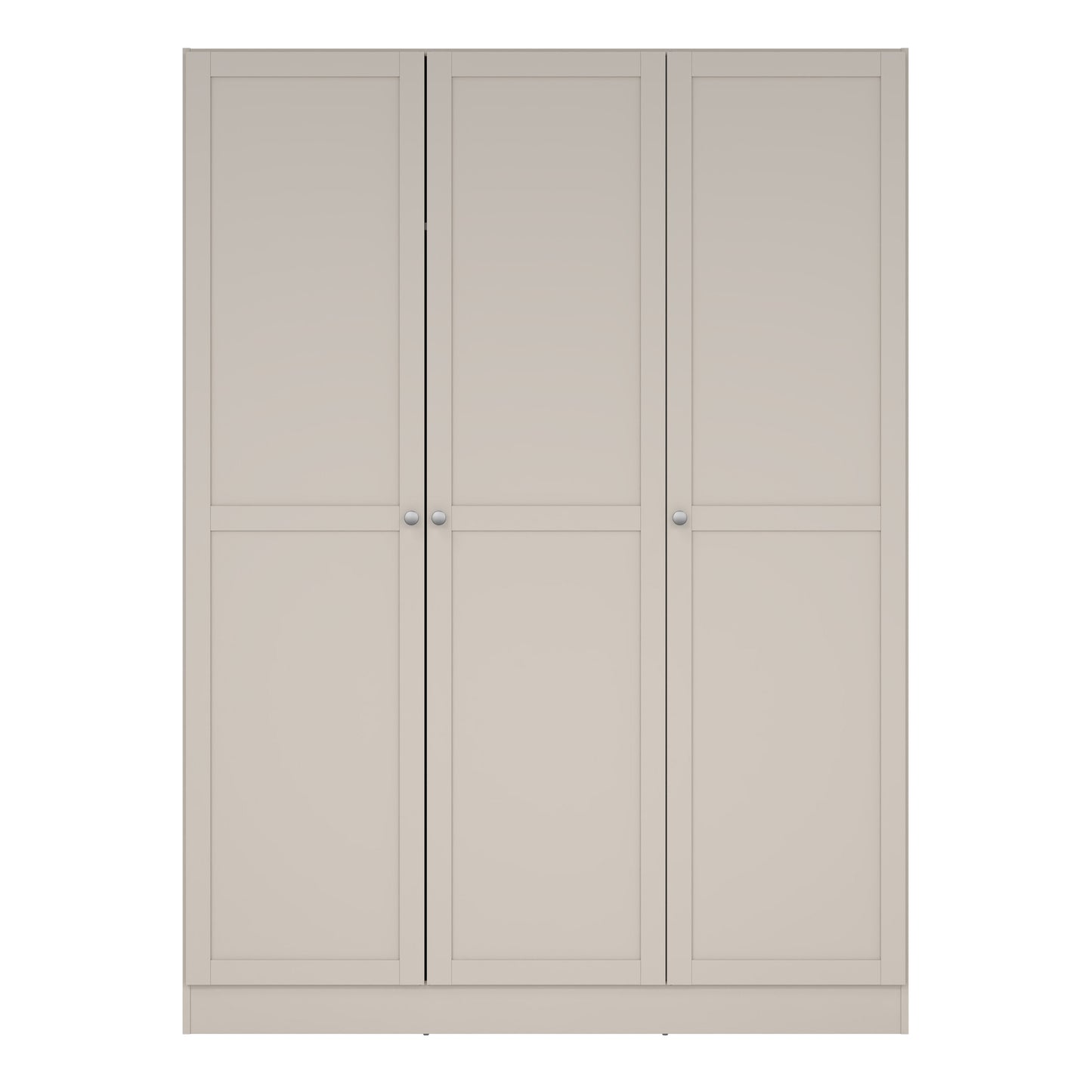 Brande Wardrobe with 3 Frame Doors in Cashmere