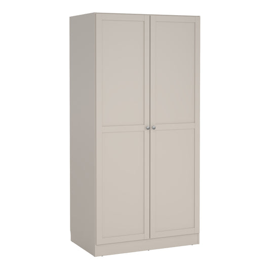 Brande Wardrobe with 2 Frame Doors in Cashmere