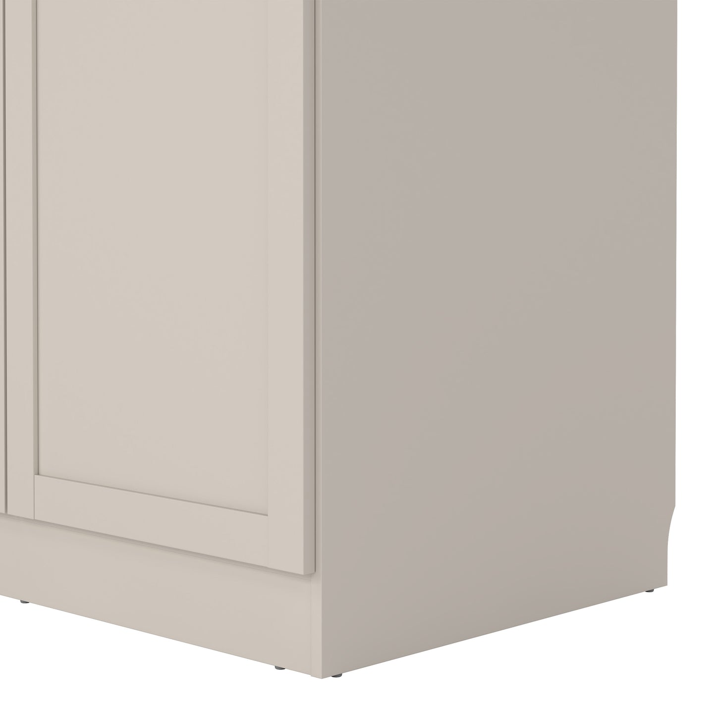 Brande Wardrobe with 2 Frame Doors in Cashmere