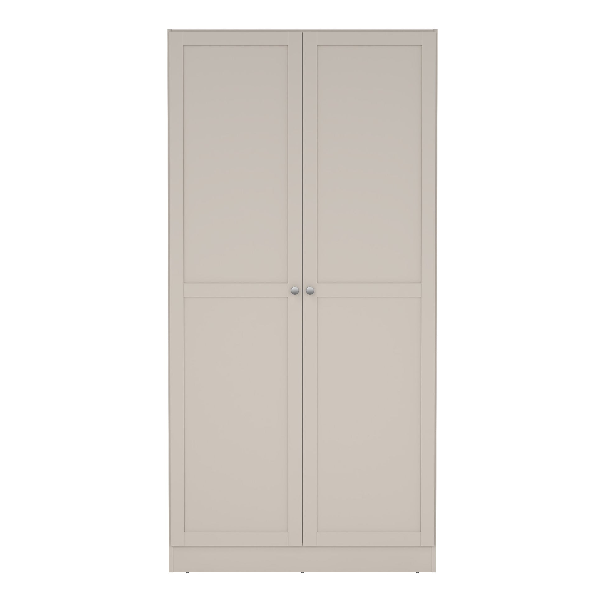 Brande Wardrobe with 2 Frame Doors in Cashmere