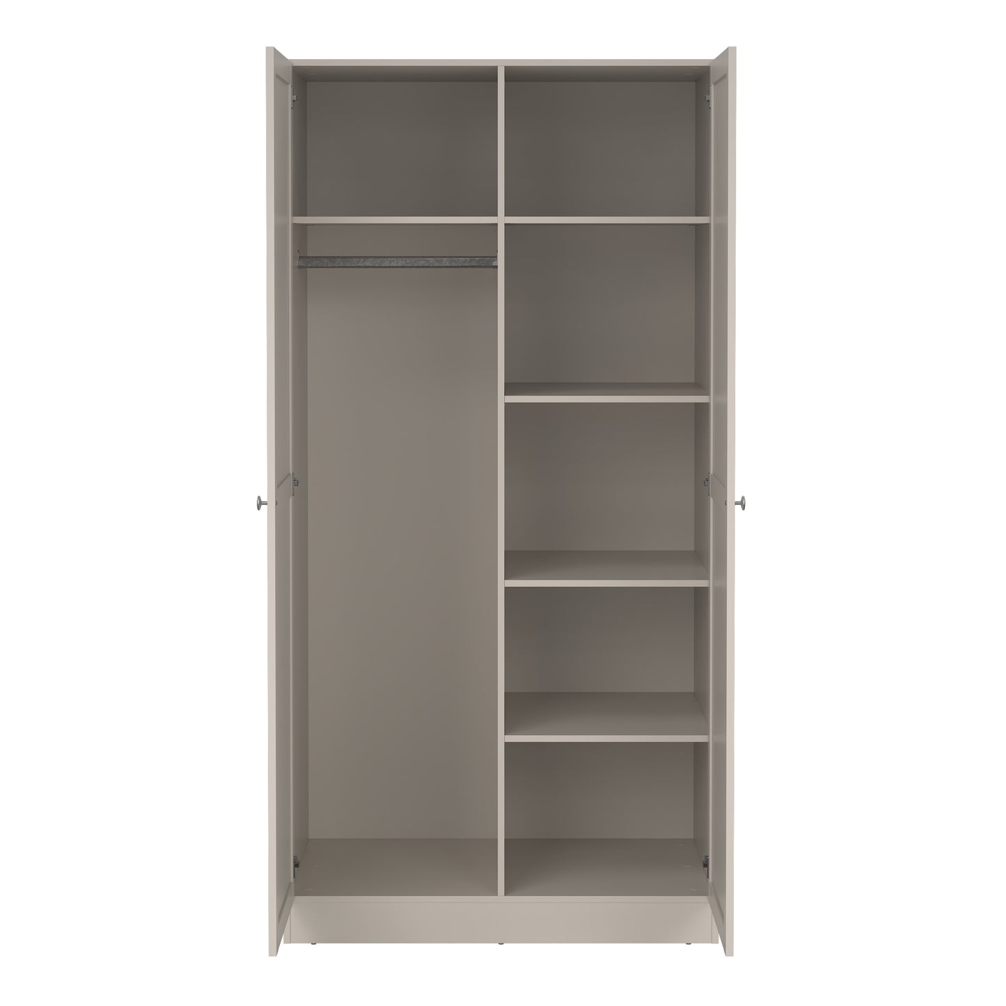 Brande Wardrobe with 2 Frame Doors in Cashmere
