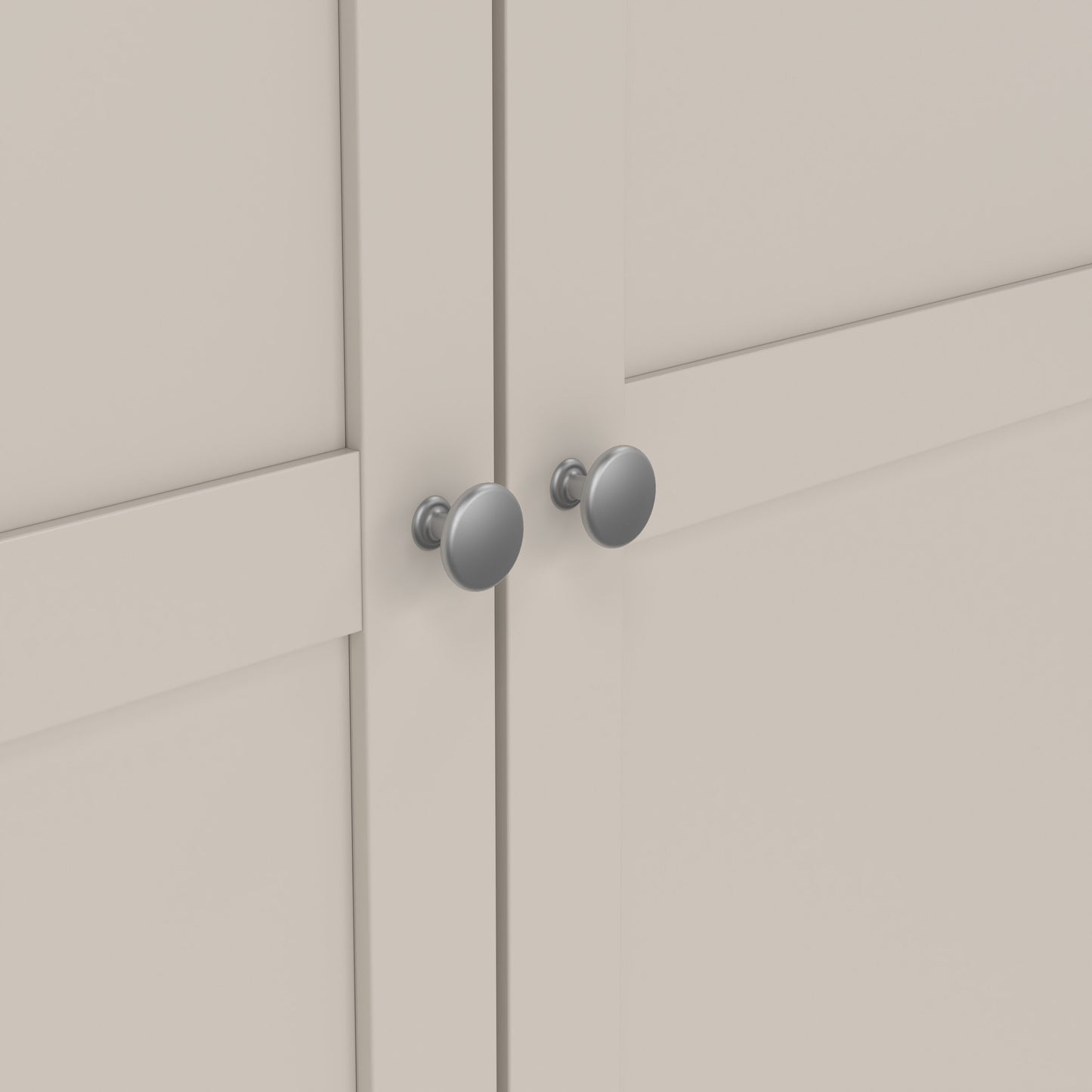 Brande Wardrobe with 2 Frame Doors in Cashmere