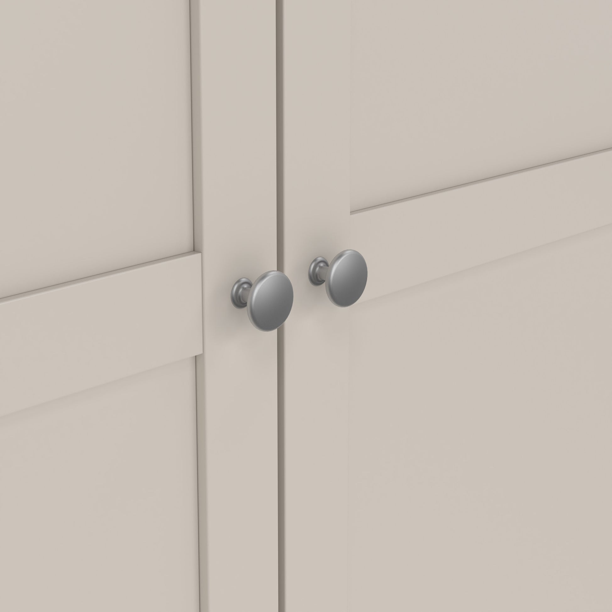 Brande Wardrobe with 2 Frame Doors in Cashmere