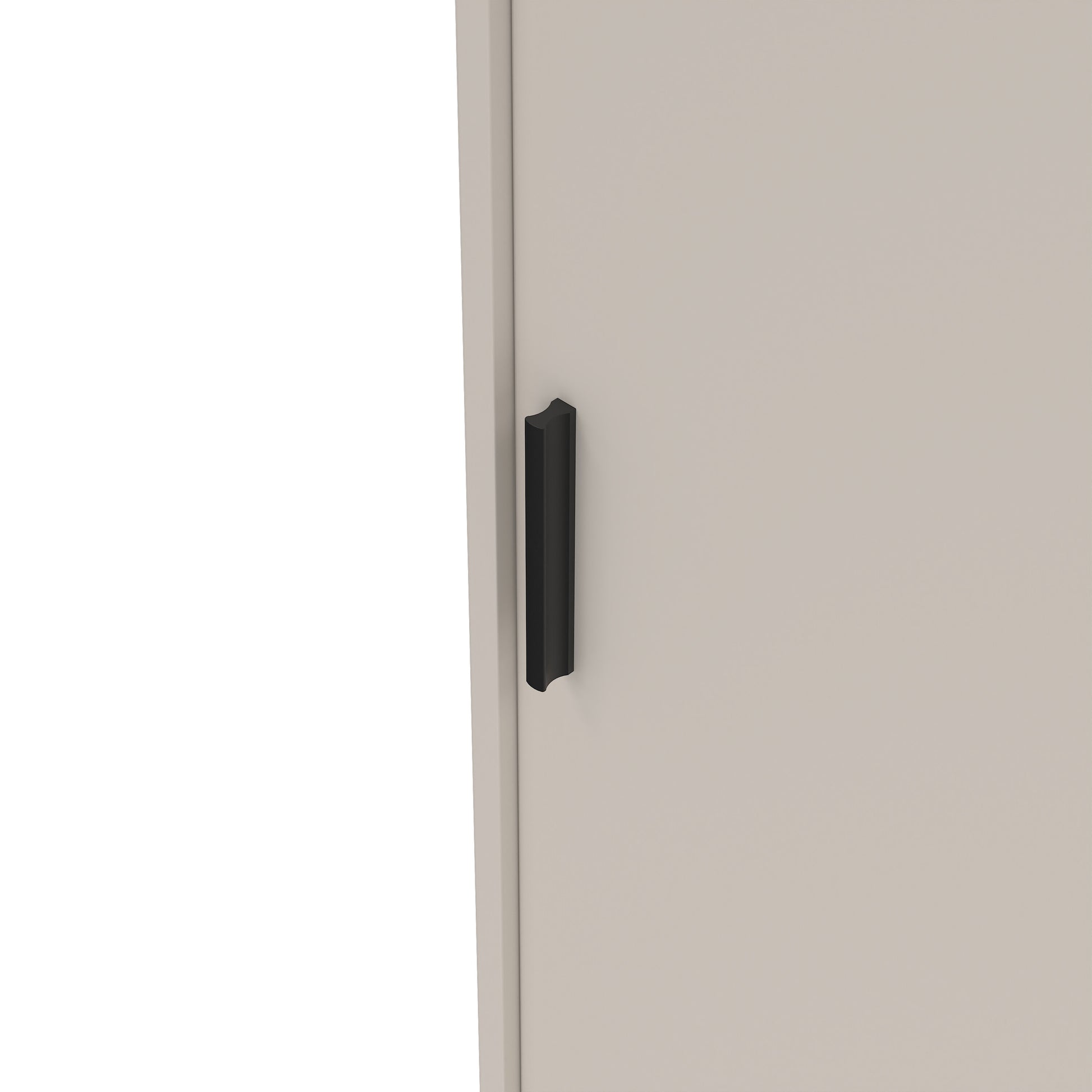 Naia Wardrobe with 2 sliding Doors 1 Door 3 Drawers in Cashmere