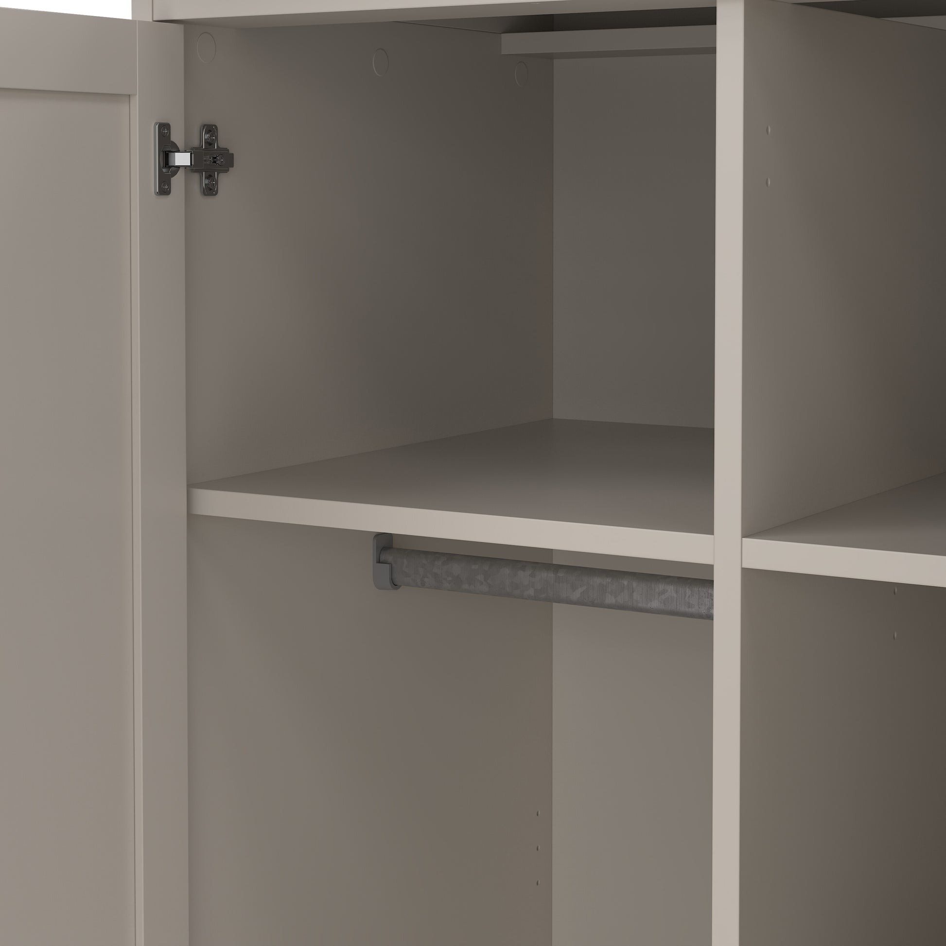 Paris Wardrobe with 2 Doors in Cashmere