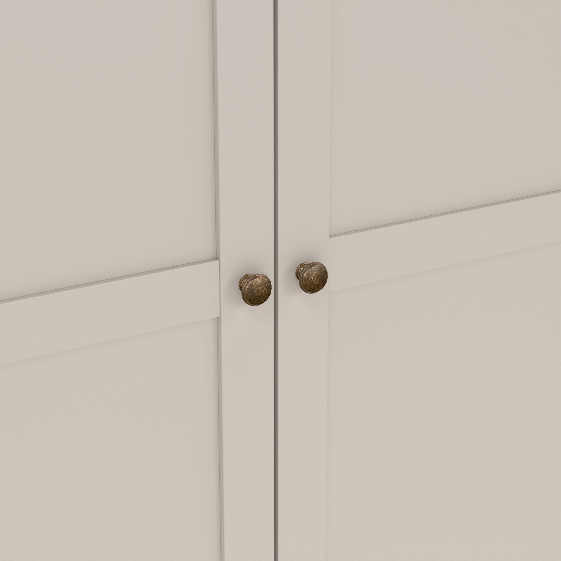 Paris Wardrobe with 2 Doors in Cashmere
