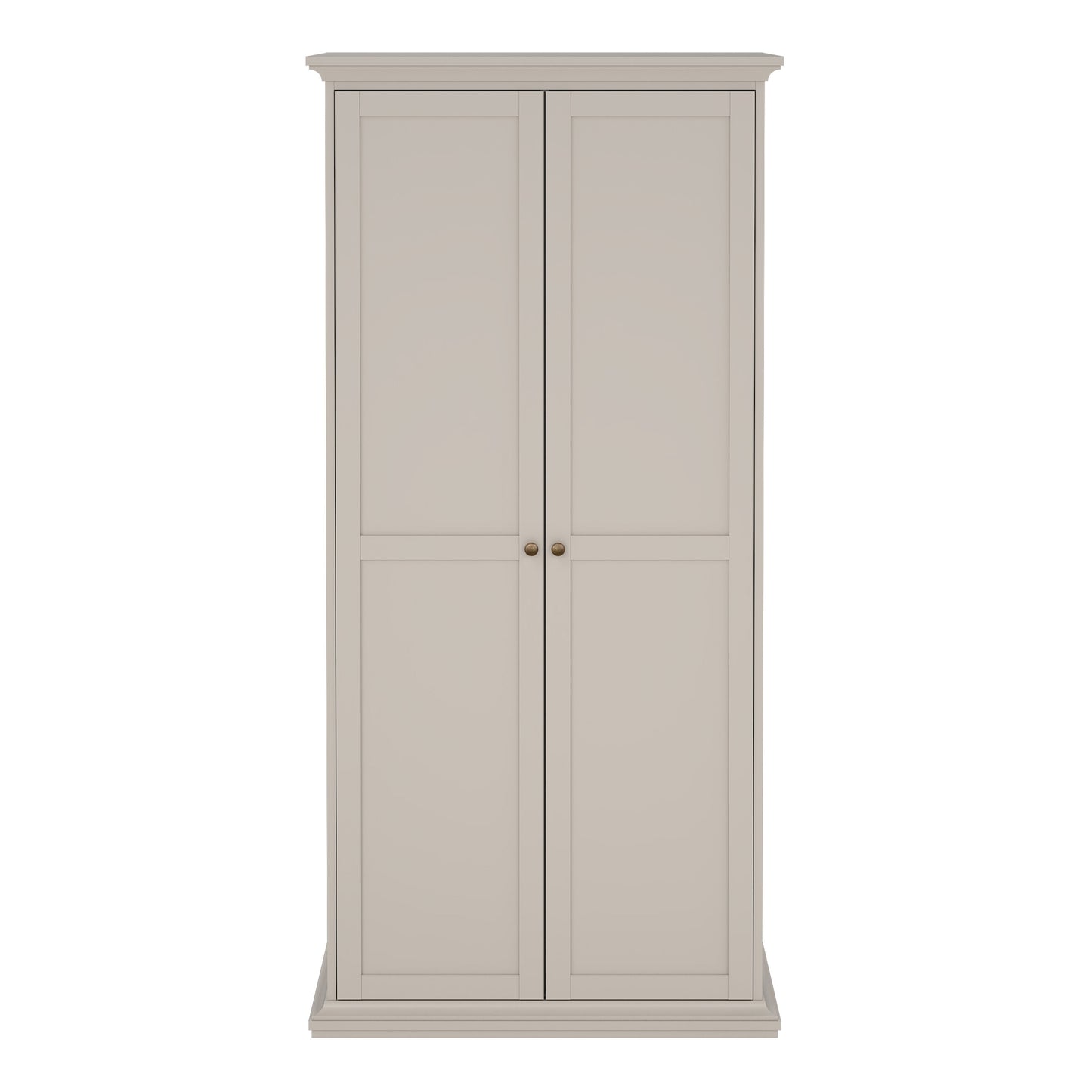 Paris Wardrobe with 2 Doors in Cashmere