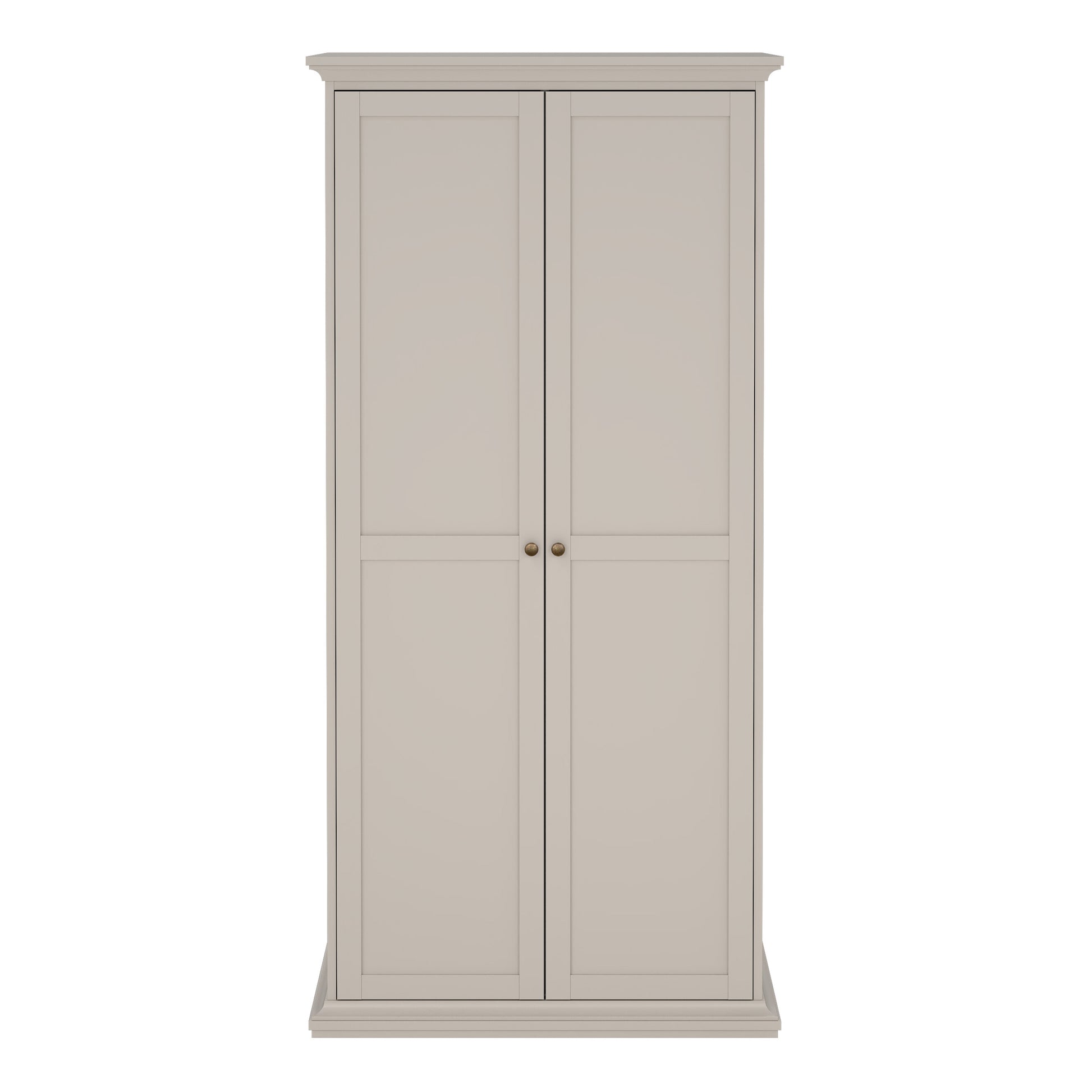 Paris Wardrobe with 2 Doors in Cashmere