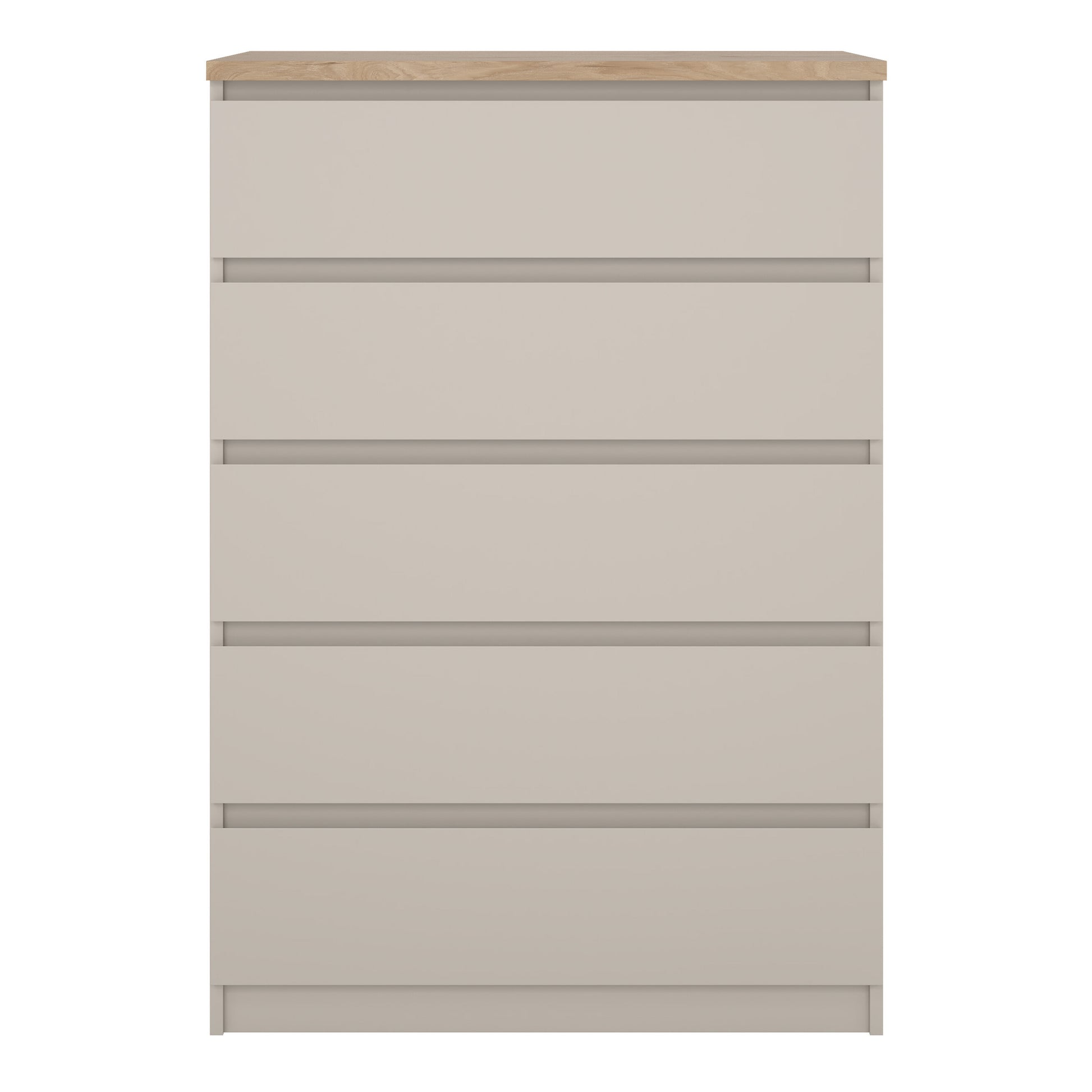 Naia Chest of 5 drawers in Cashmere Jackson Hickory