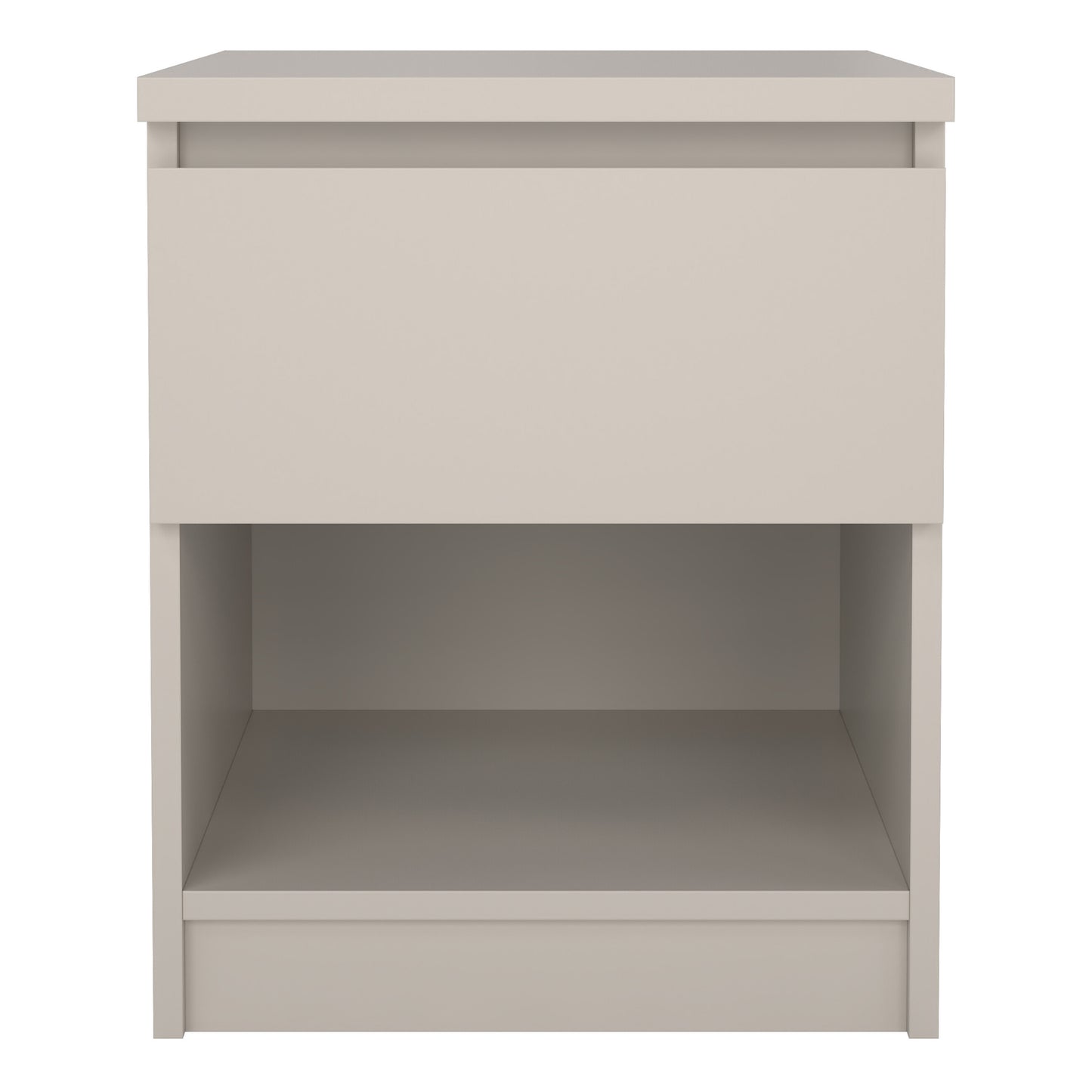 Naia Nightstand 1 Drawer Nightstand in Cashmere