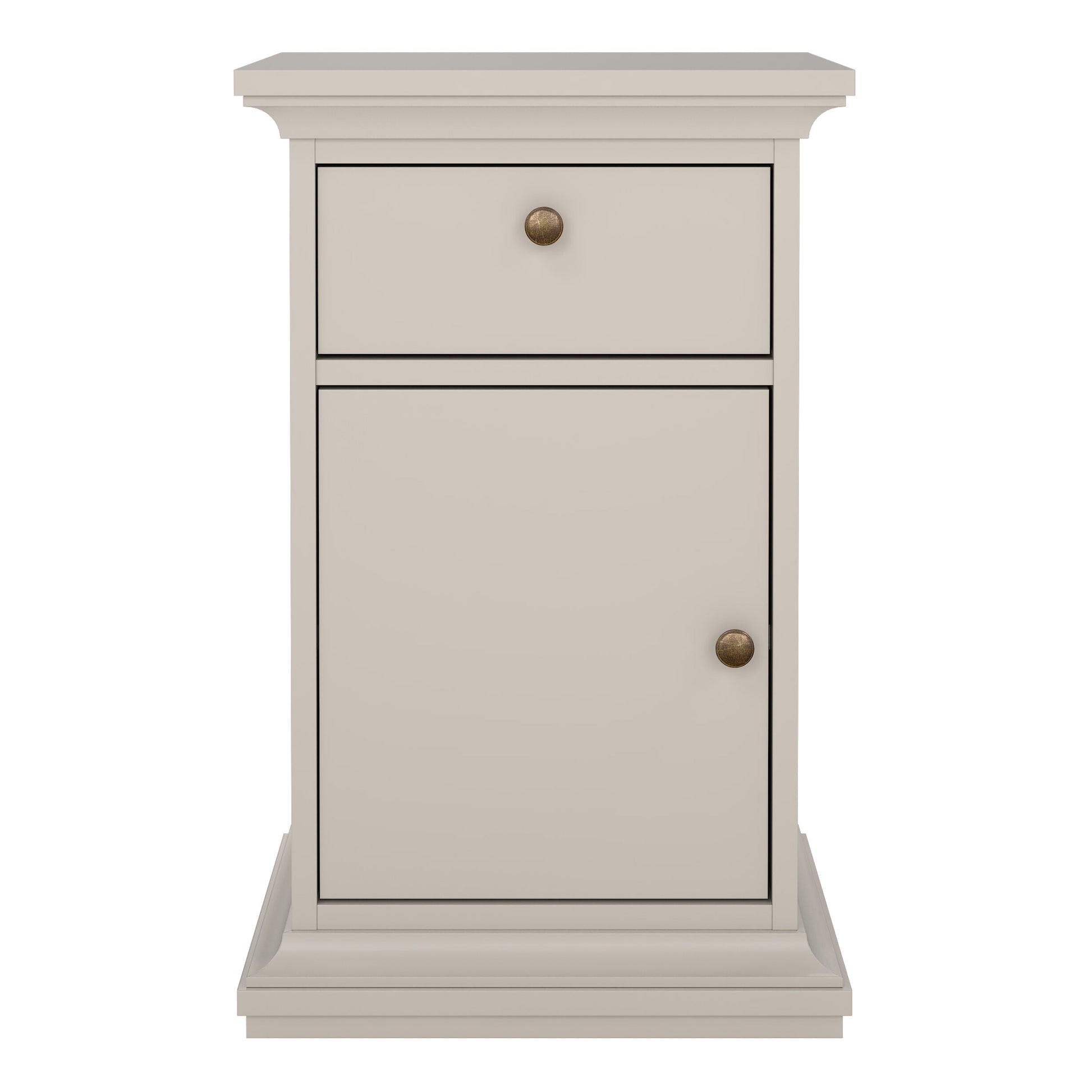 Paris Nightstand 1 door 1 Drawer in Cashmere