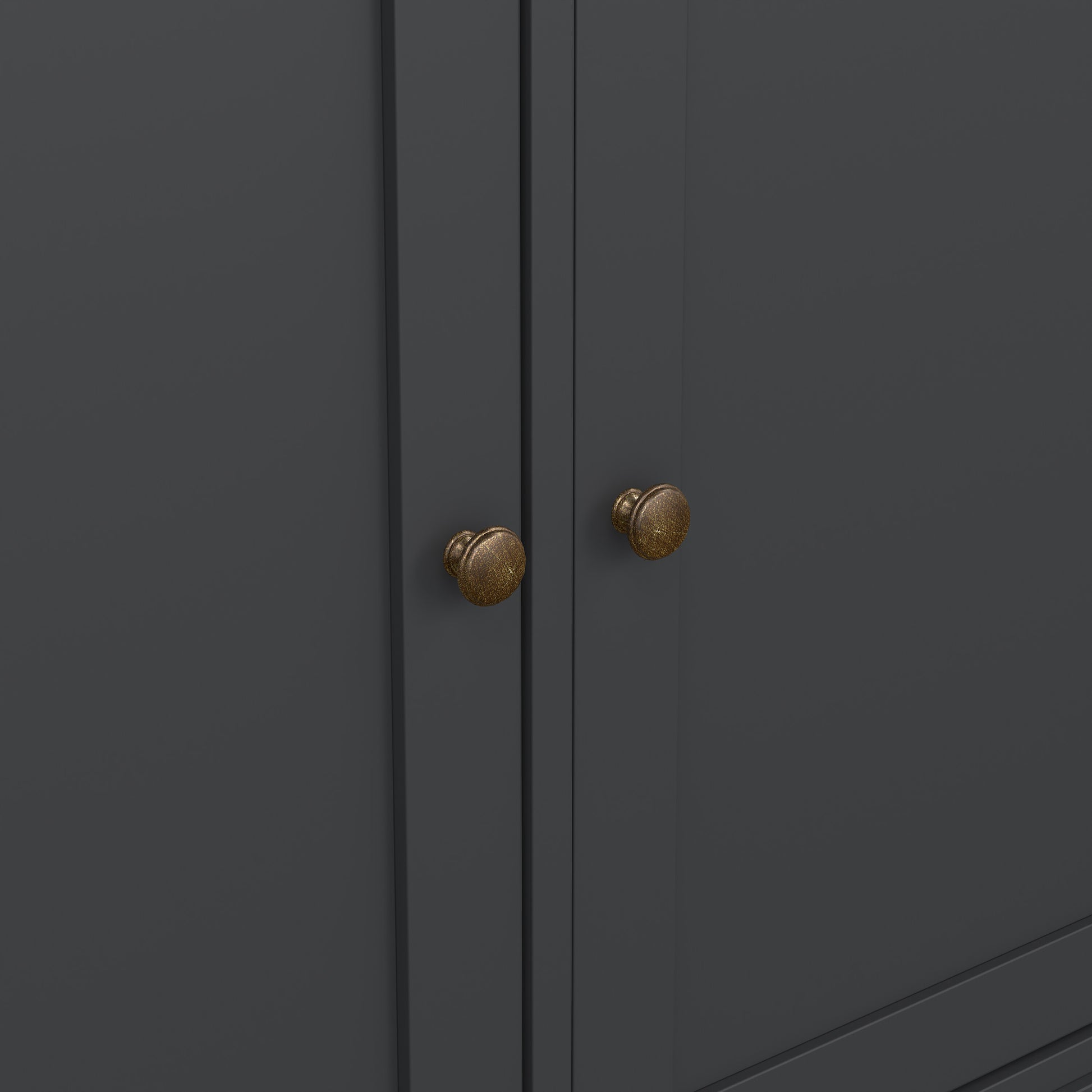 Paris Sideboard with 3 doors and 3 drawers in Matt Grey