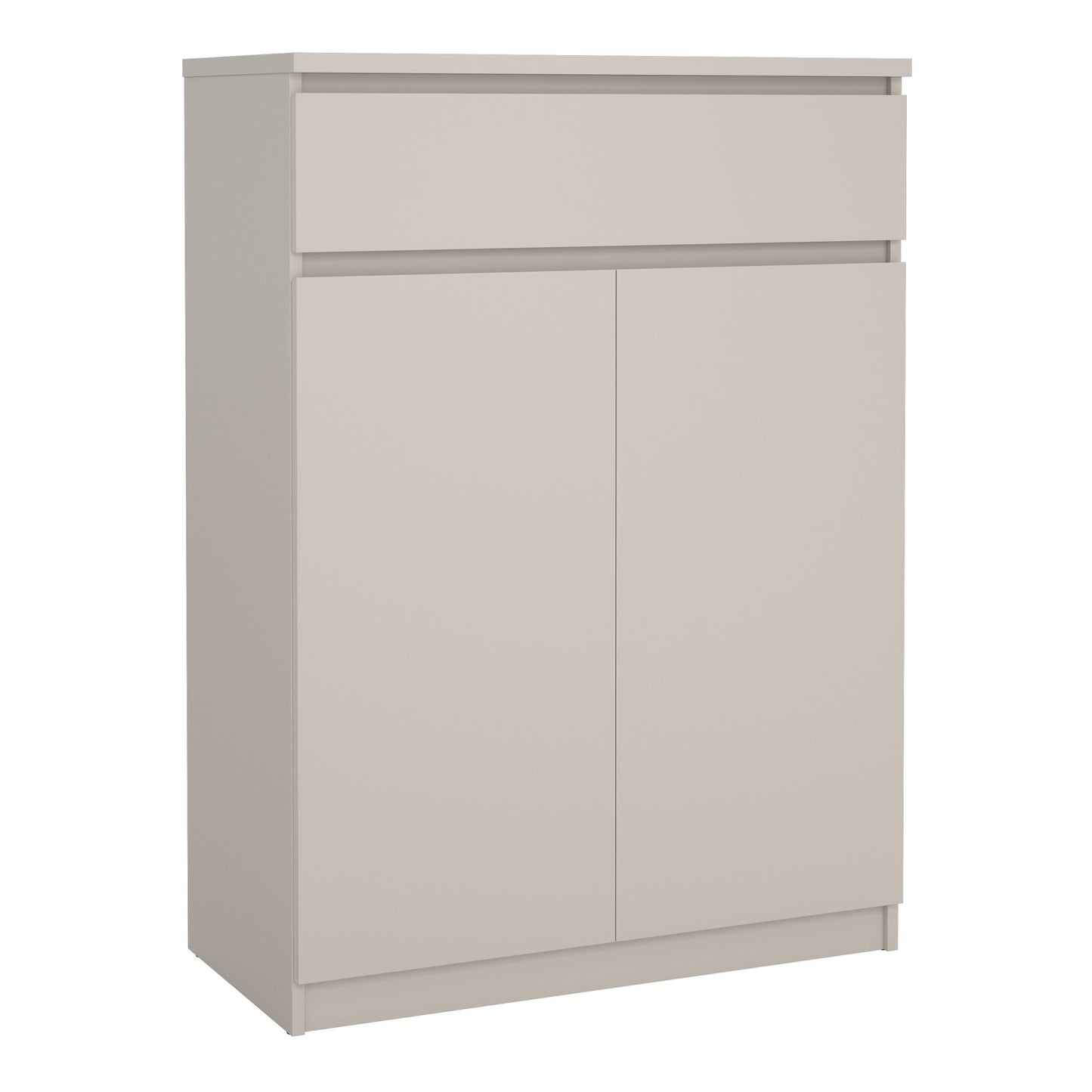 Naia Shoe cabinet with 2 Doors 1 Drawer in Cashmere