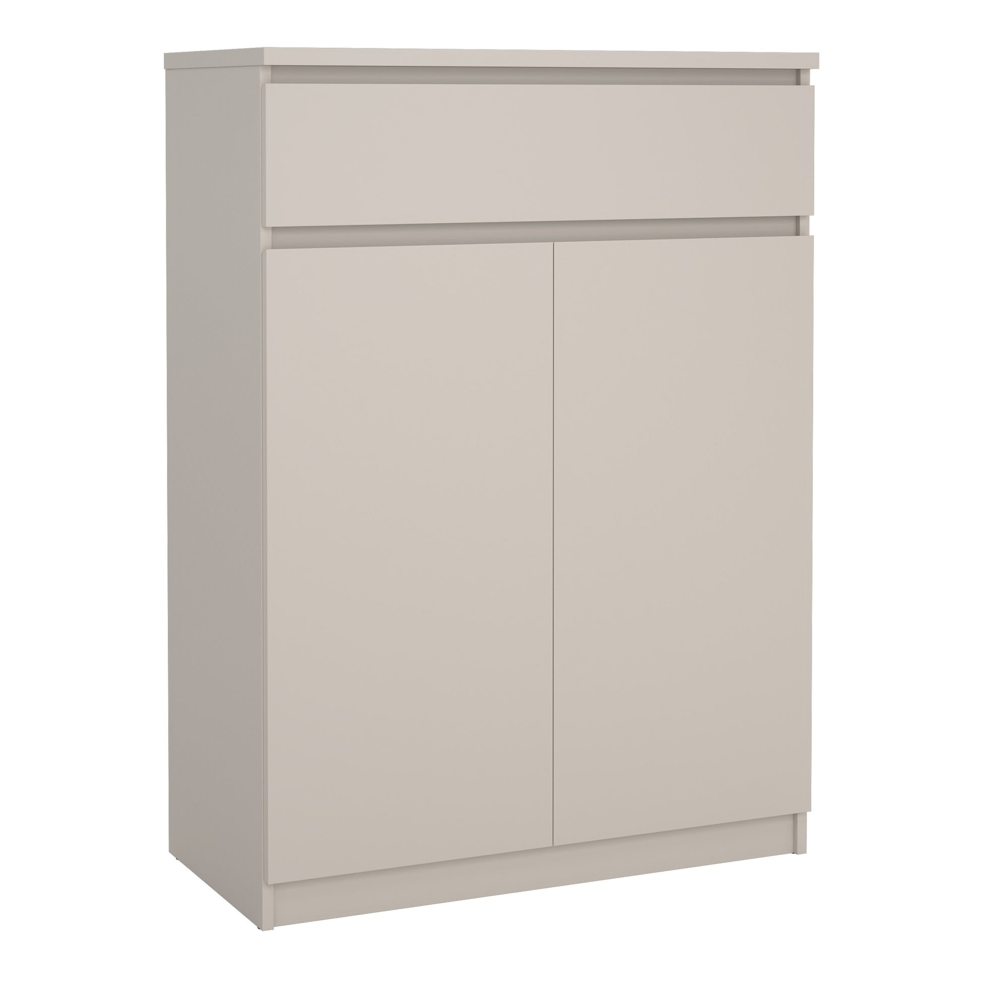 Naia Shoe cabinet with 2 Doors 1 Drawer in Cashmere