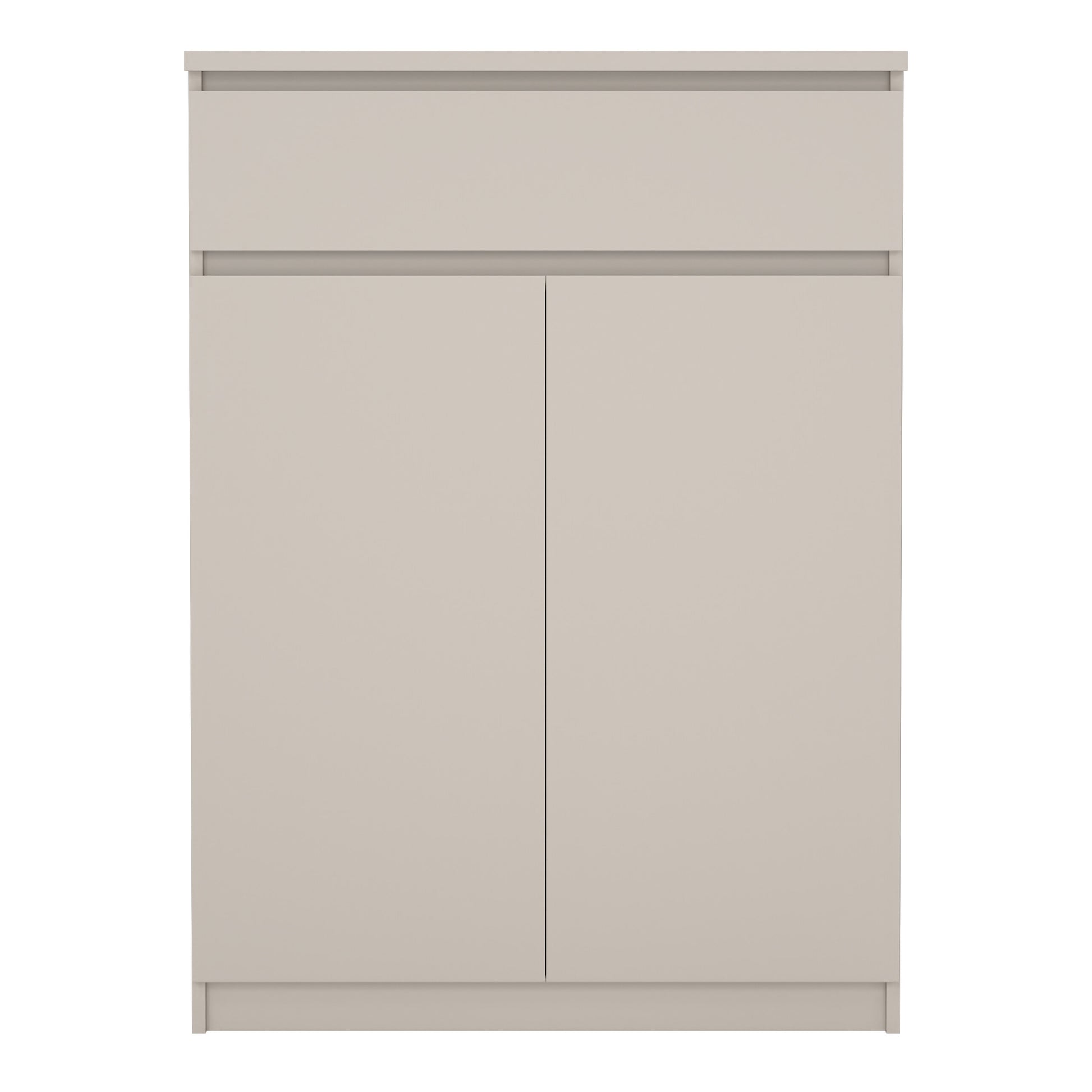 Naia Shoe cabinet with 2 Doors 1 Drawer in Cashmere