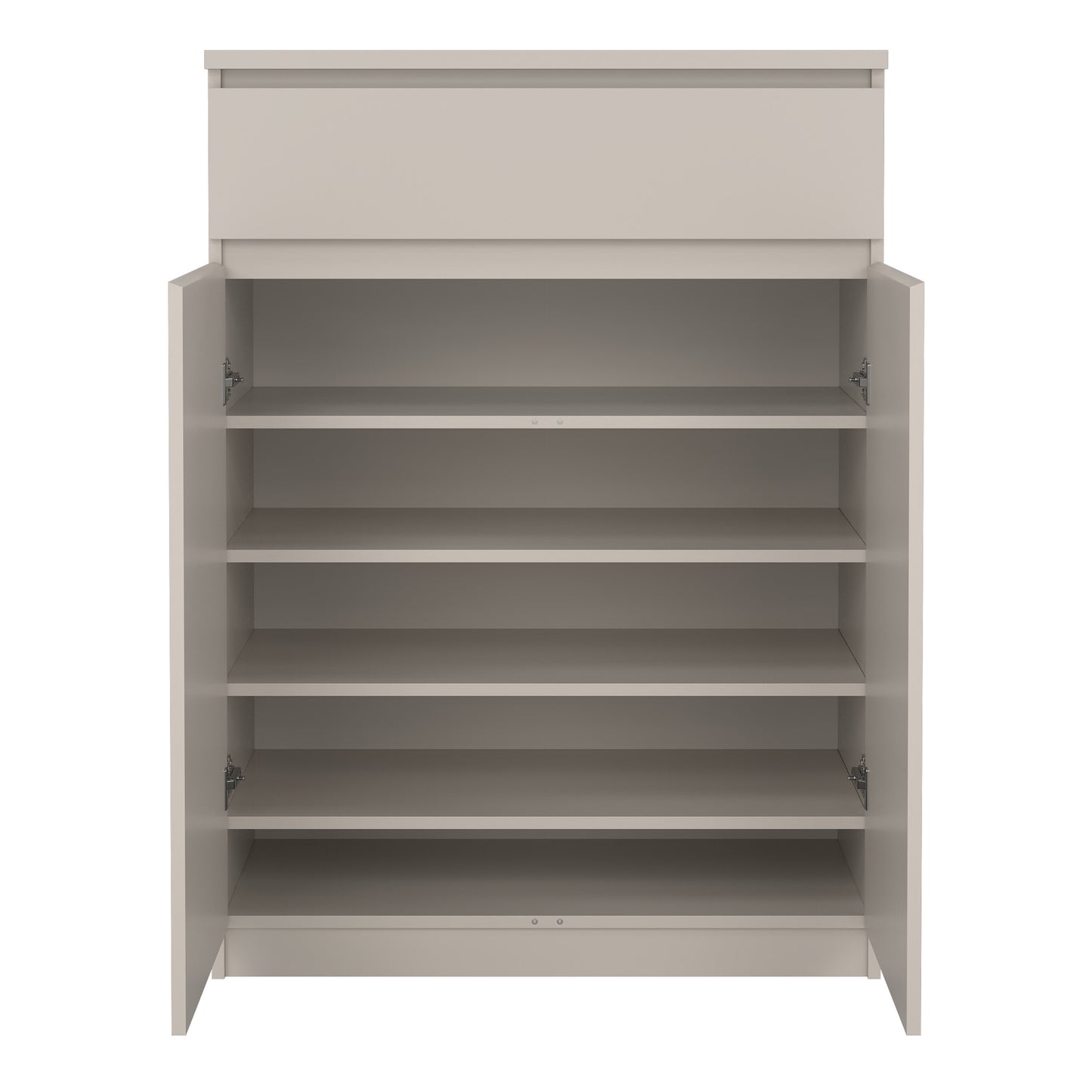 Naia Shoe cabinet with 2 Doors 1 Drawer in Cashmere
