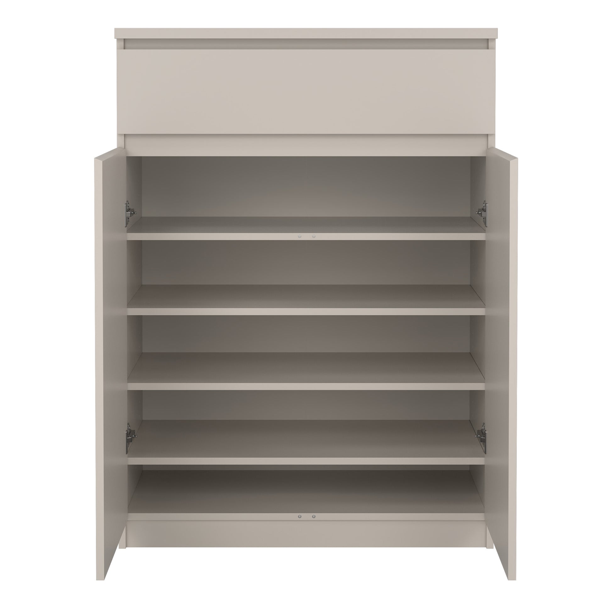 Naia Shoe cabinet with 2 Doors 1 Drawer in Cashmere