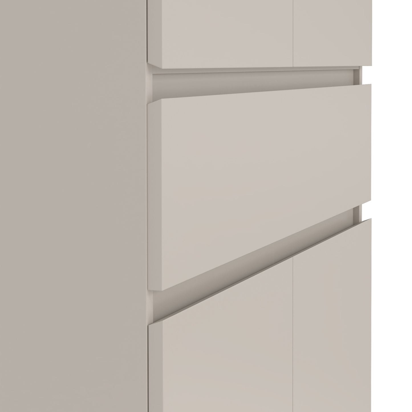 Naia Shoe cabinet with 4 Doors 1 Drawer in Cashmere