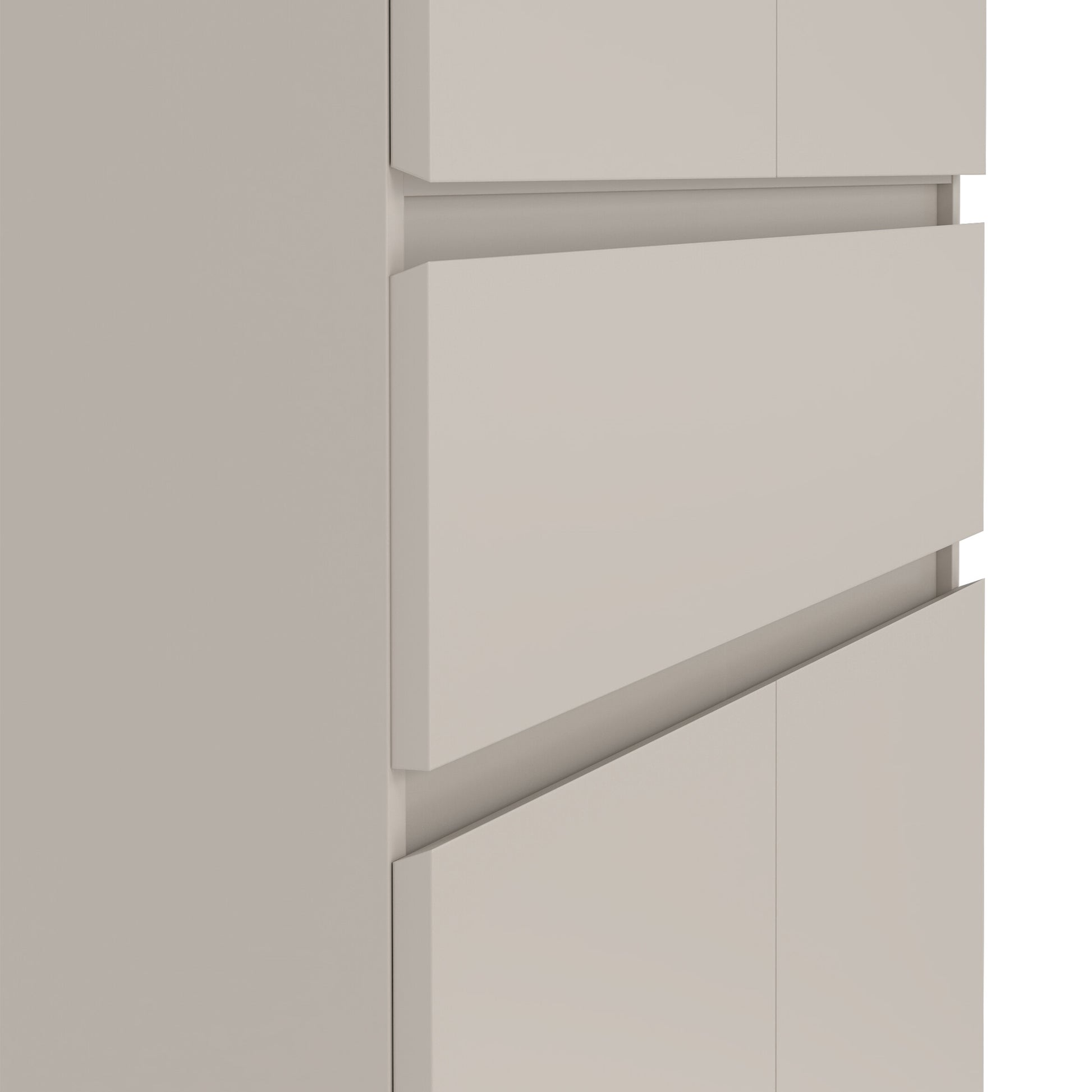 Naia Shoe cabinet with 4 Doors 1 Drawer in Cashmere