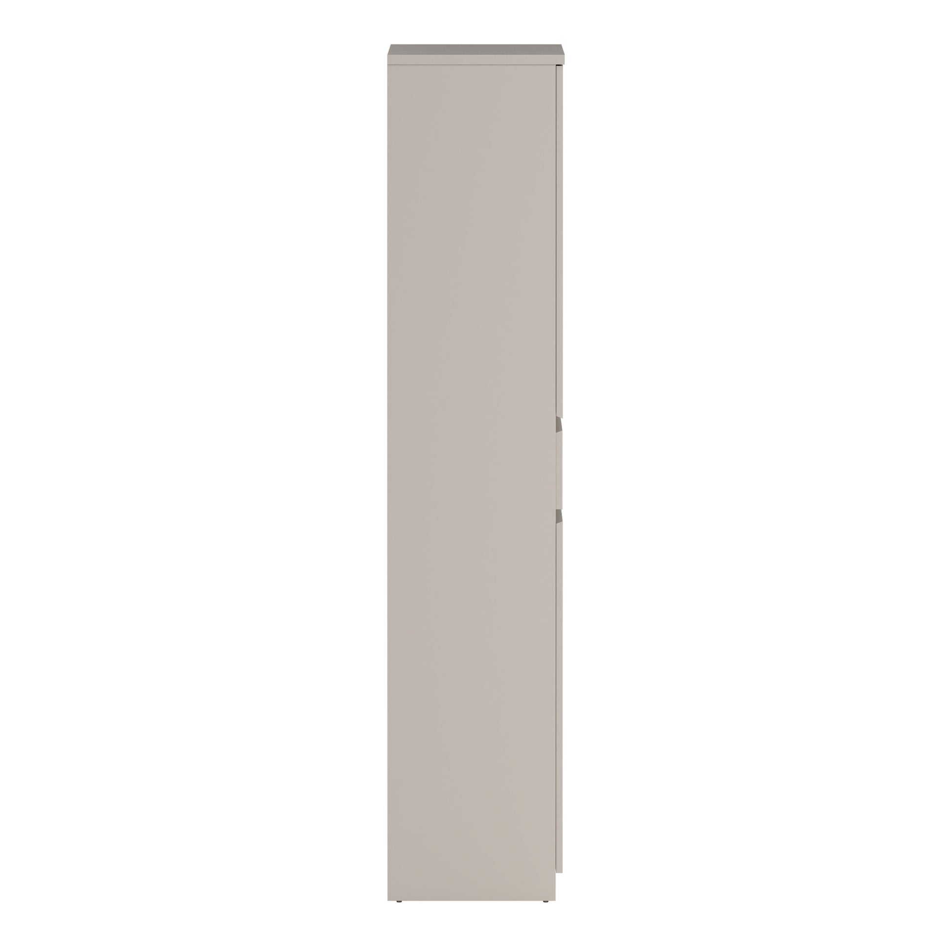Naia Shoe cabinet with 4 Doors 1 Drawer in Cashmere