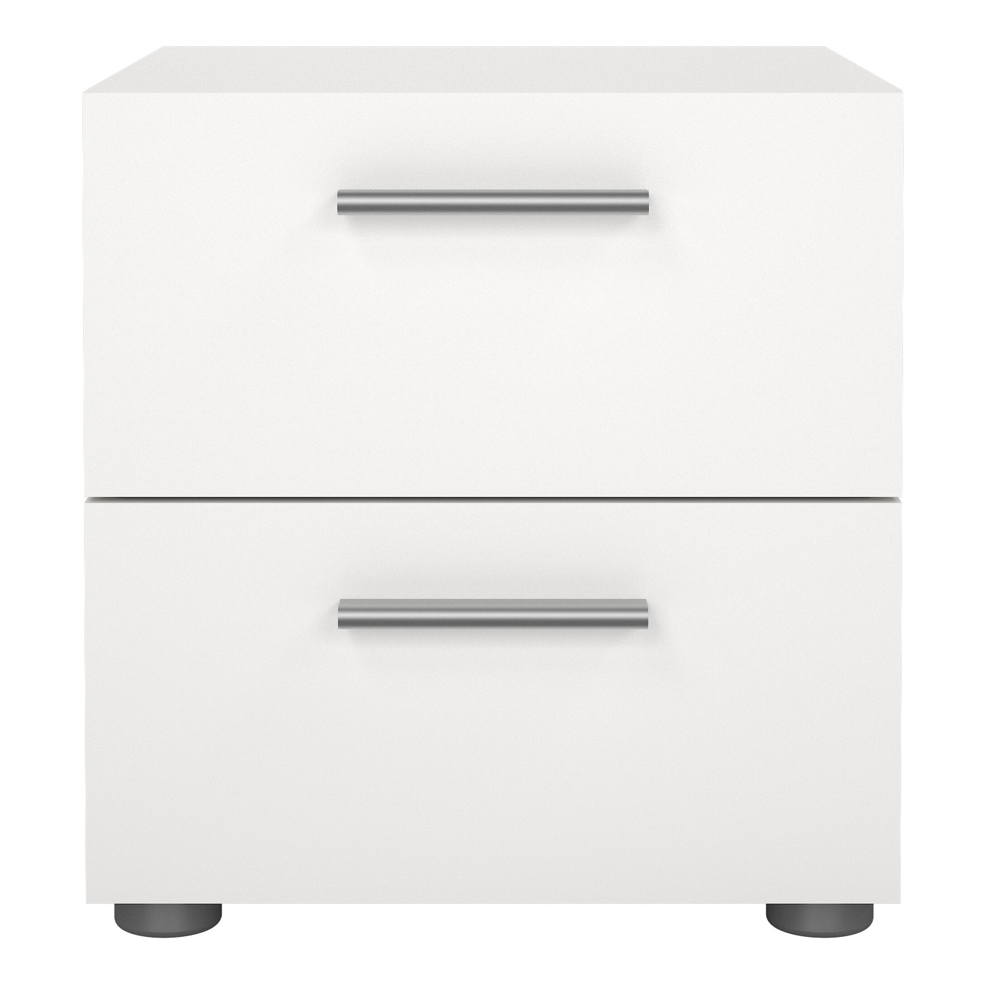 Pepe Bedside 2 Drawers in White