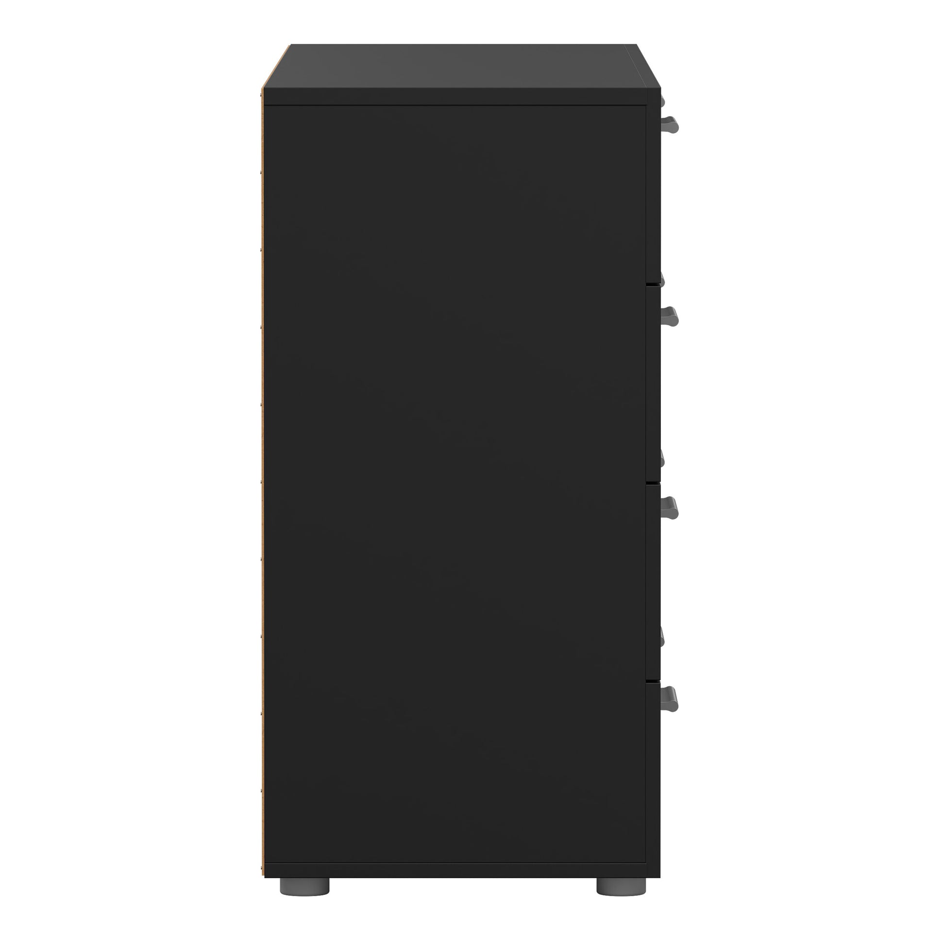 Pepe Wide Chest of 8 Drawers in Black