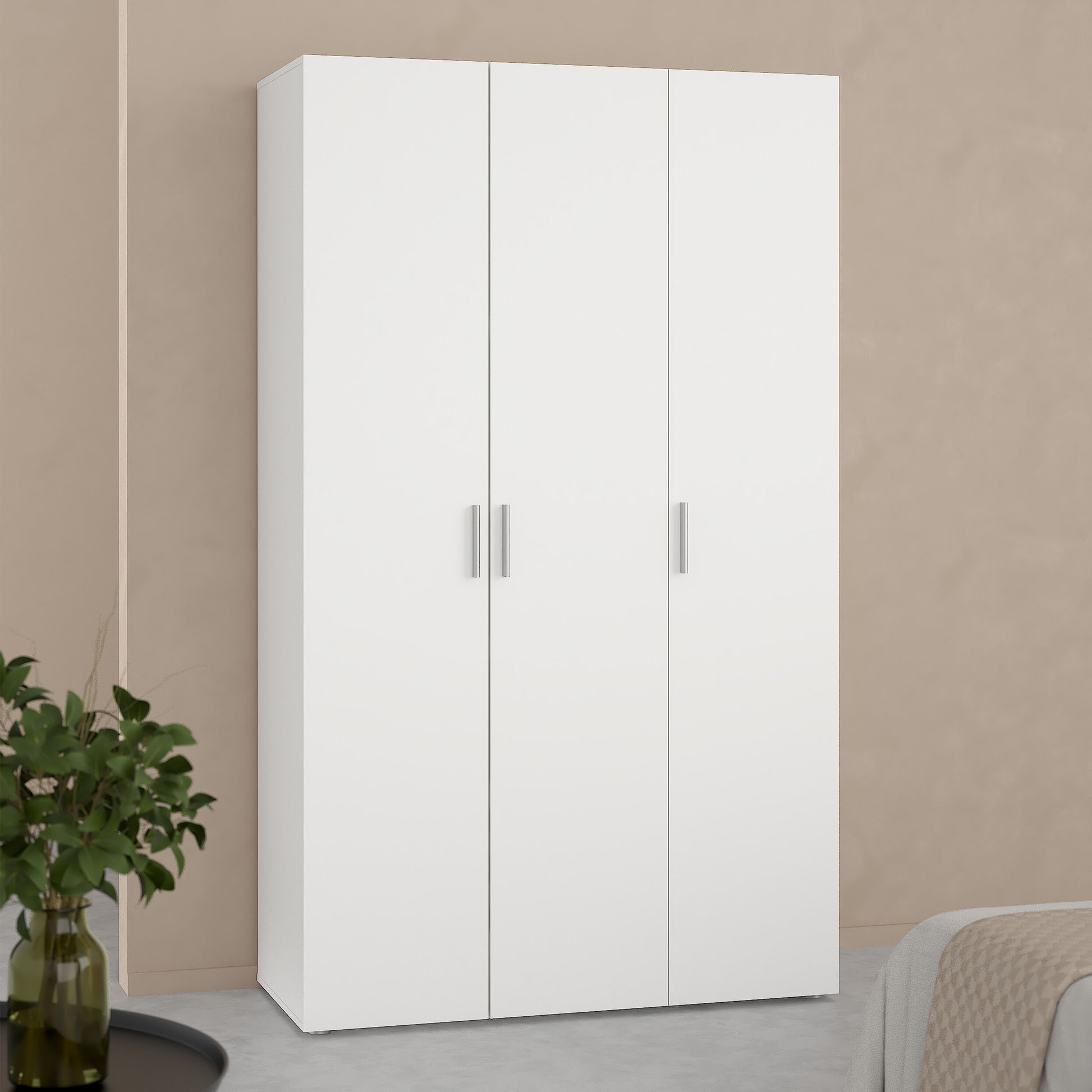 Pepe Wardrobe with 3 Doors in White