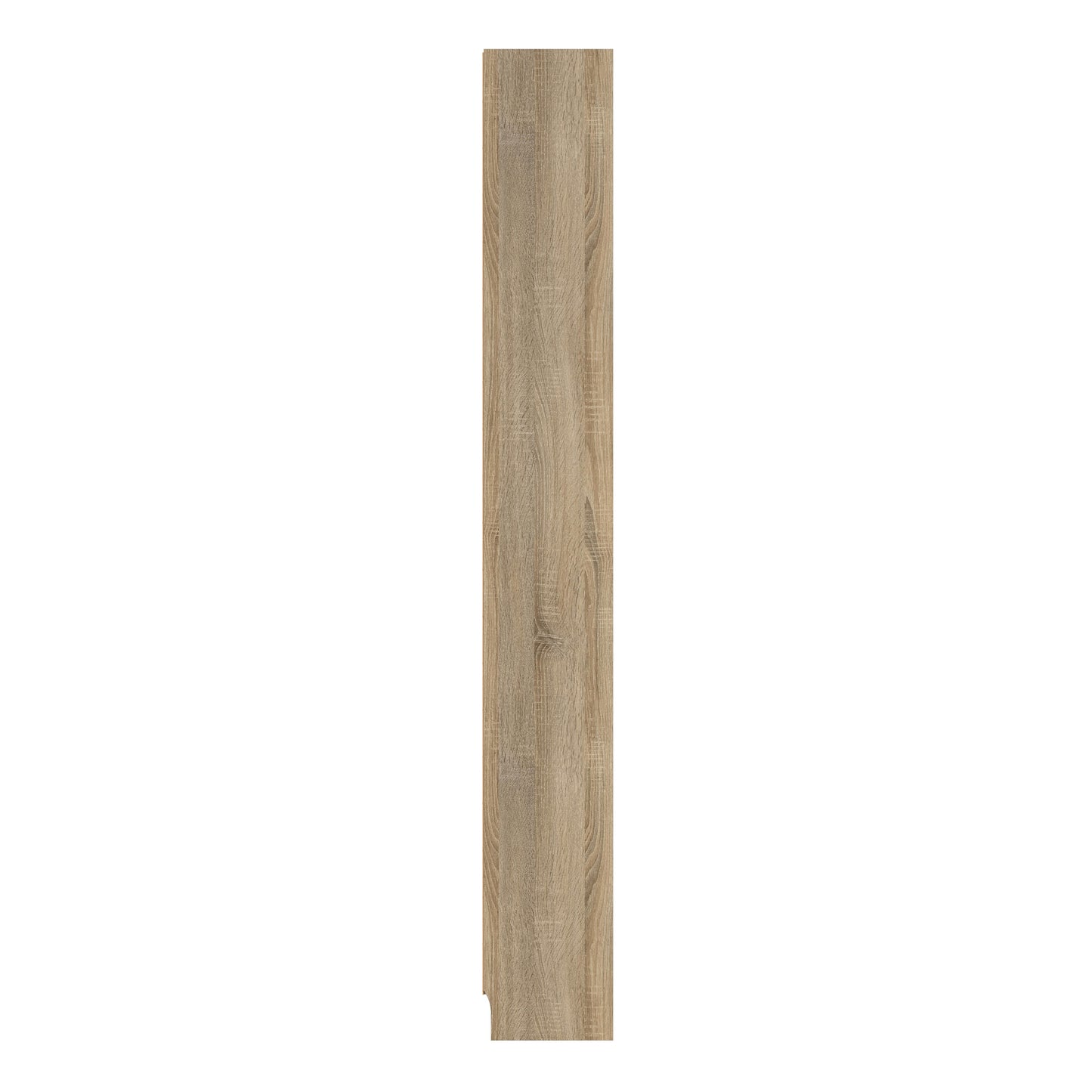 Basic Tall Narrow Bookcase (4 Shelves) in Oak