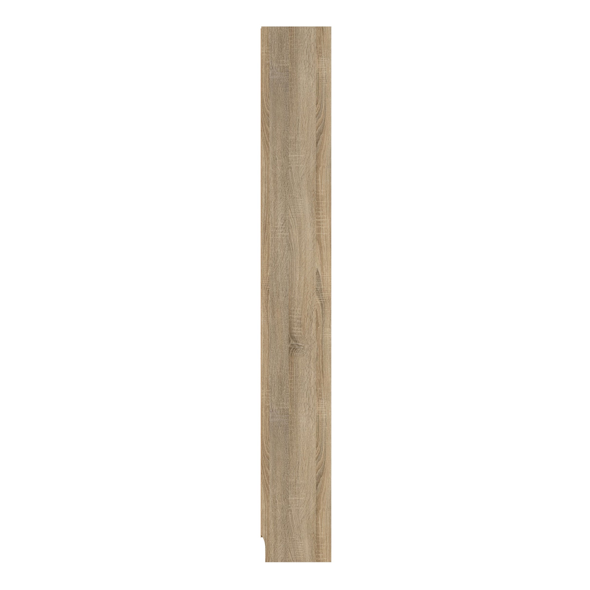 Basic Tall Narrow Bookcase (4 Shelves) in Oak