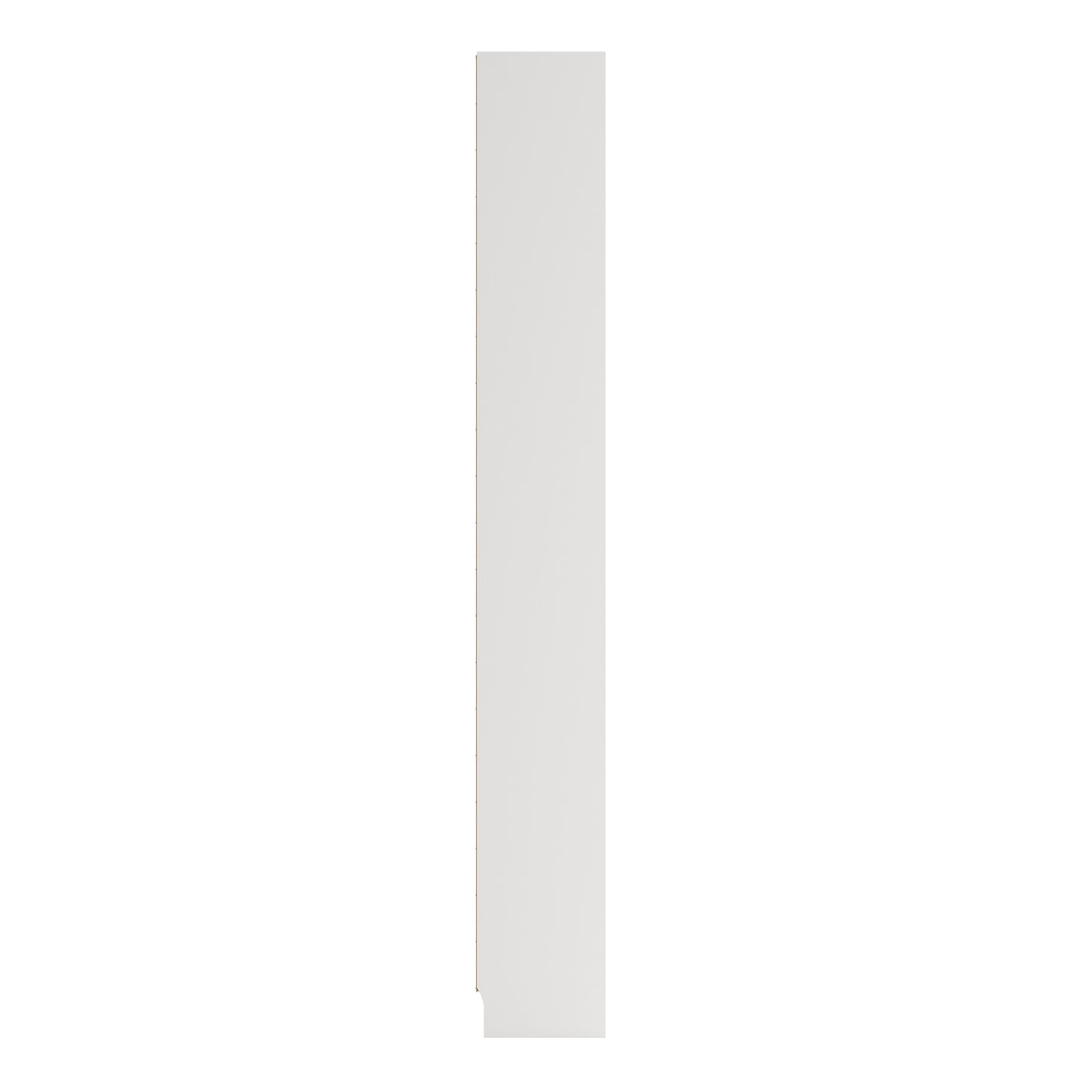 Basic Tall Wide Bookcase (4 Shelves) in White
