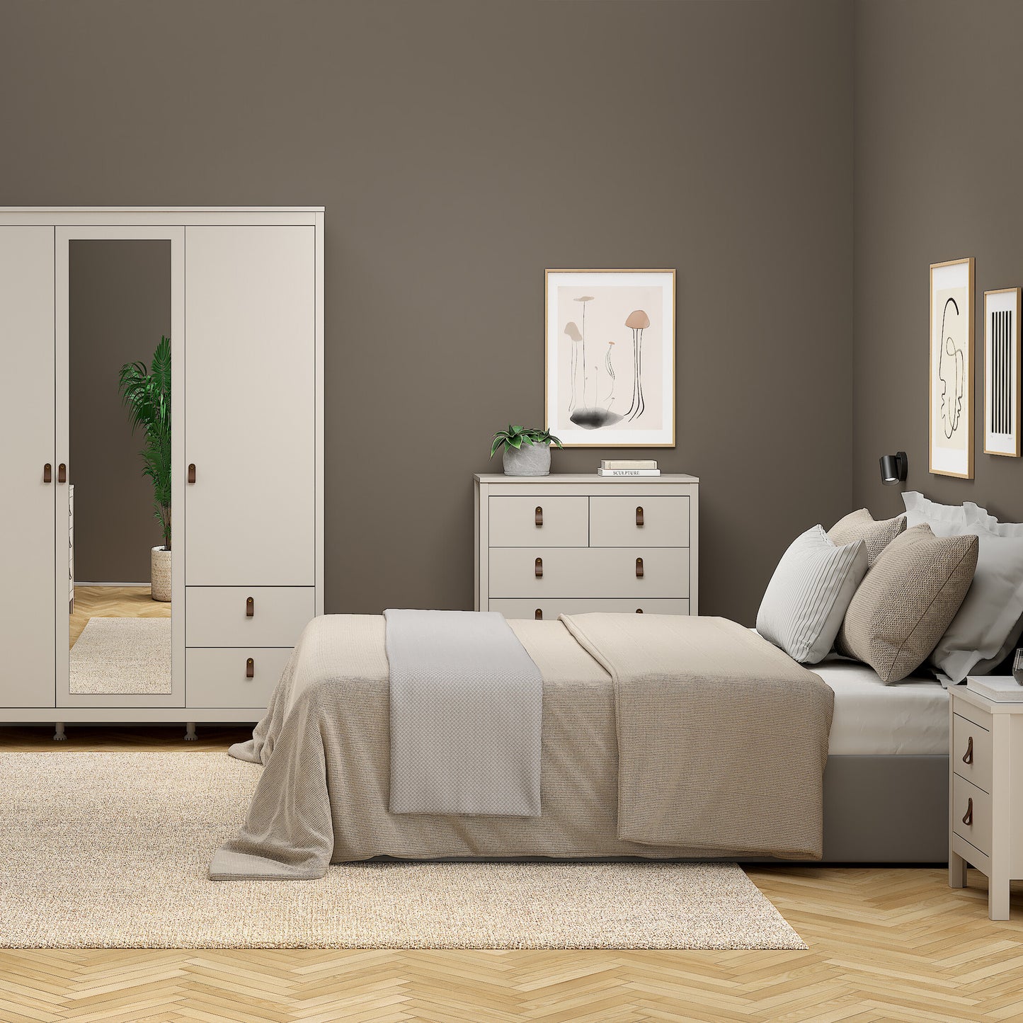Barcelona Chest 3+2 Drawers in Cashmere