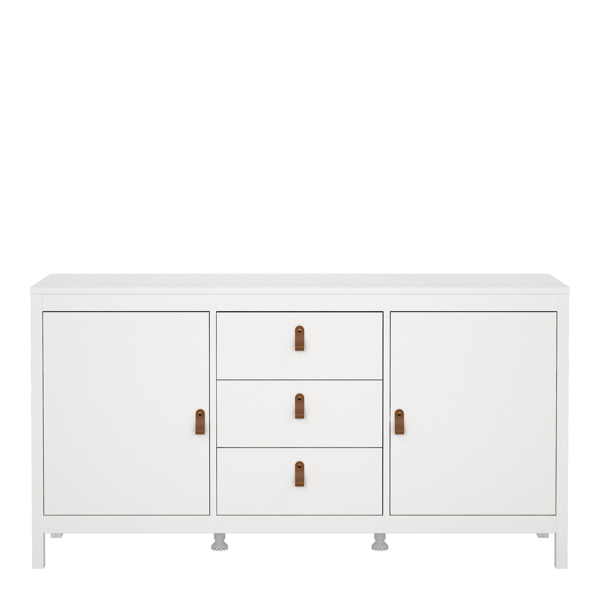 Barcelona Sideboard 2 Doors 3 Drawers in White