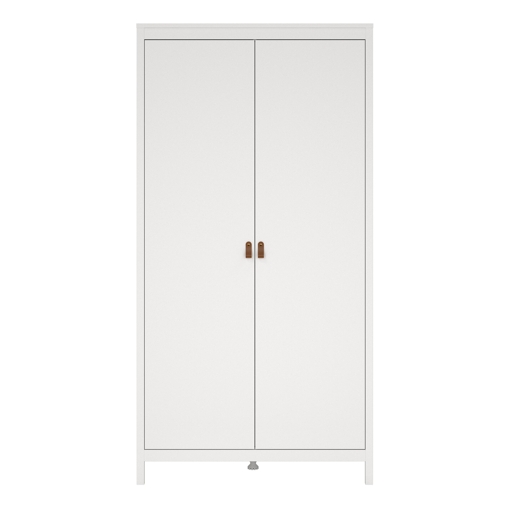 Barcelona Wardrobe with 2 Doors in White