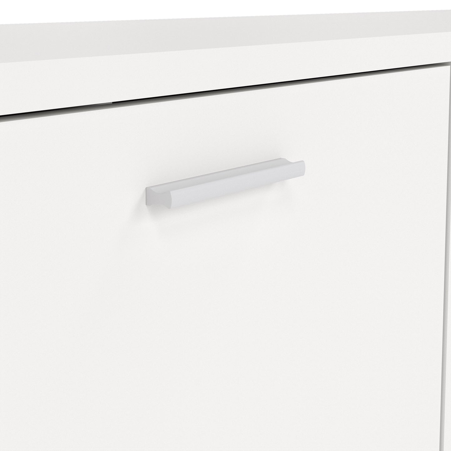 Media TV Unit with 2 Doors 1 Drawer in White