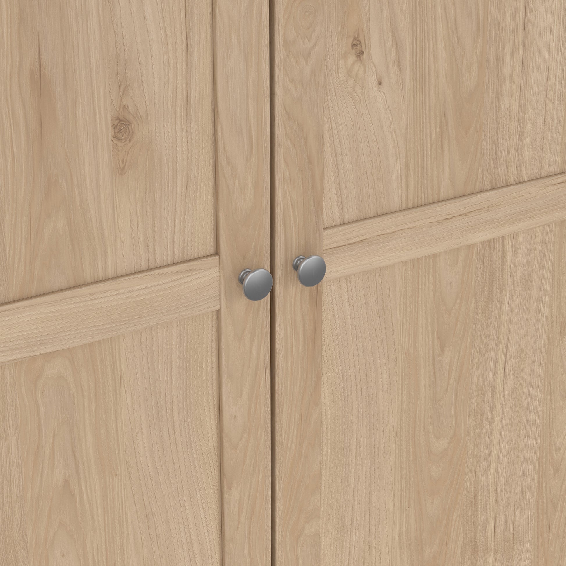 Brande Wardrobe with 4 Frame Doors in Jackson Hickory Oak