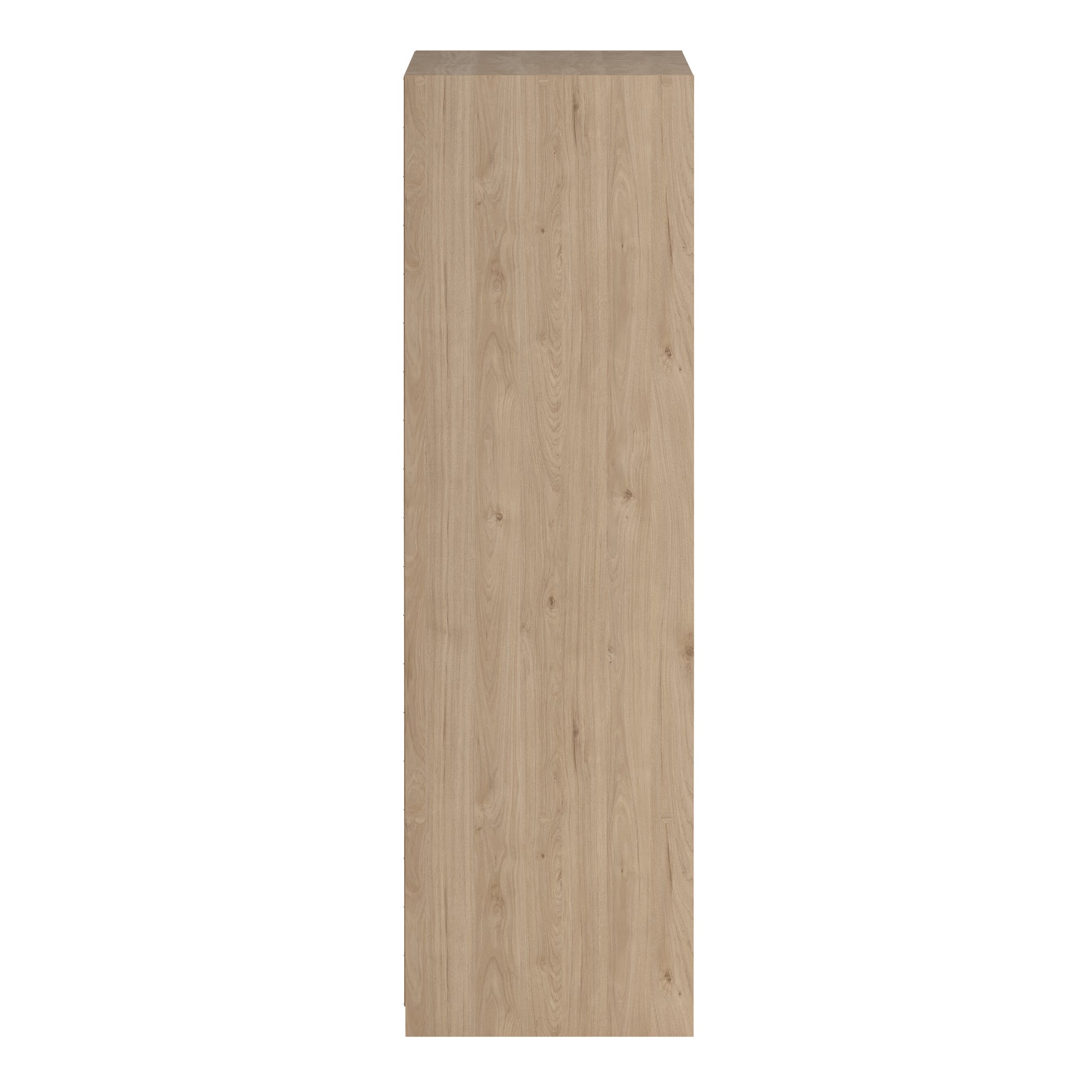 Line Wardrobe with 2 Sliding Doors 1 Sliding Door with Mirror in Jackson Hickory Oak