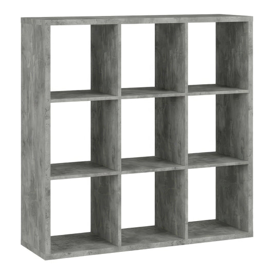 Mauro 3x3 Storage Unit in Concrete Grey