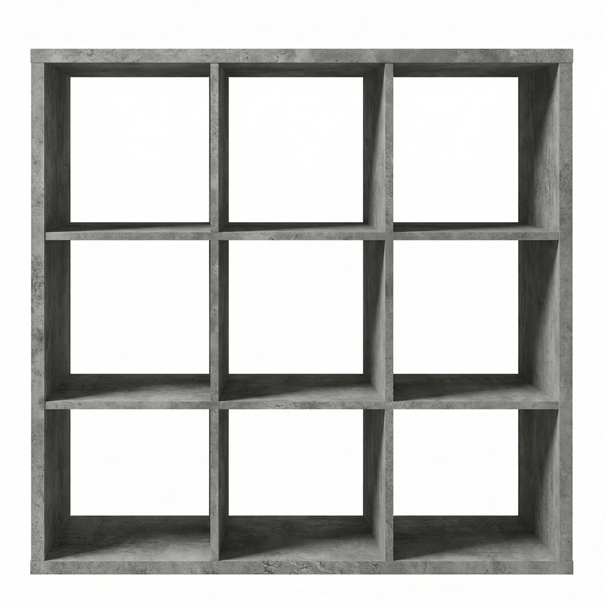Mauro 3x3 Storage Unit in Concrete Grey