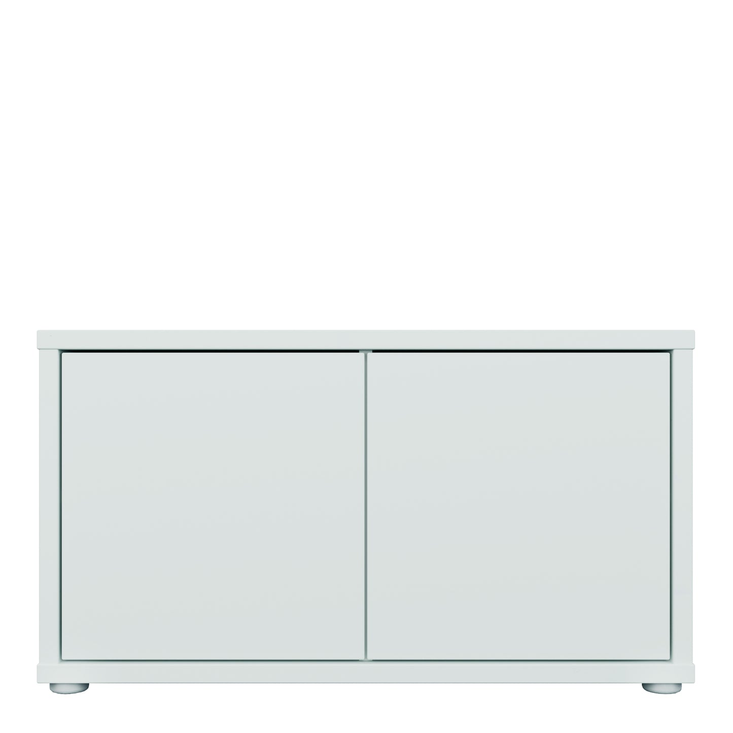 Alice Springs Bench with 2 Doors Push-to-Open in Light Grey