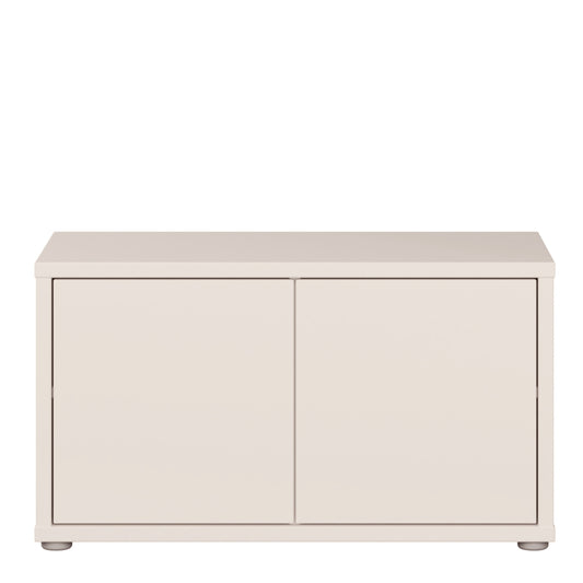 Alice Springs Bench with 2 Doors Push-to-Open in Sand